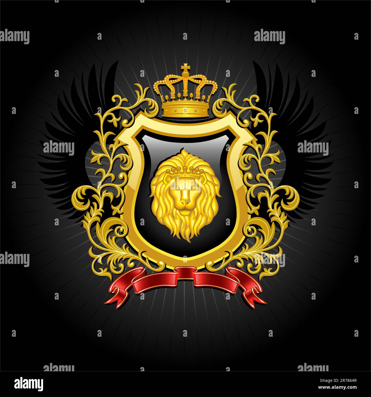 Coat of arms. Vector illustration Stock Vector Image & Art - Alamy