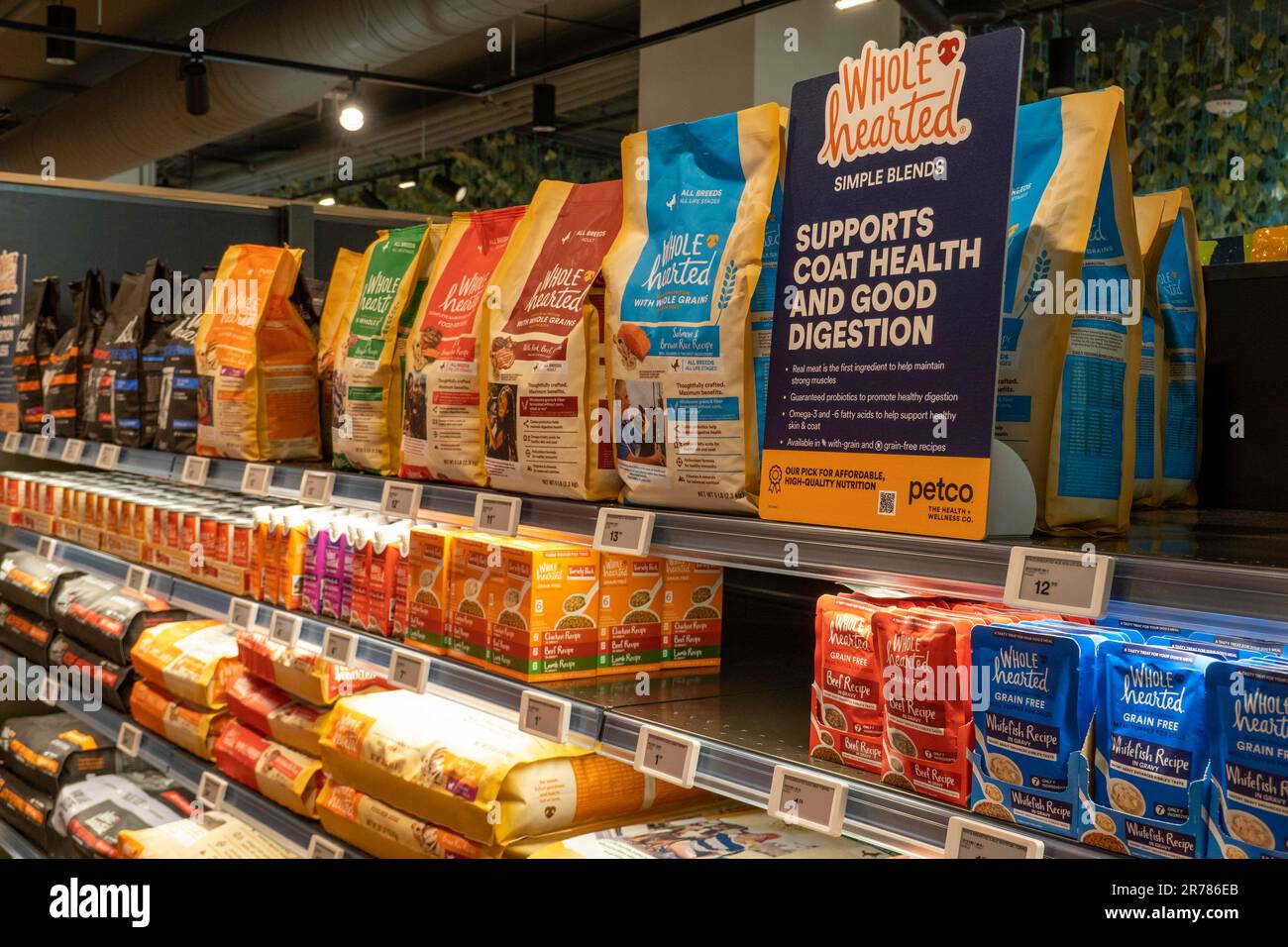 The Petco in Union Square offers a full range of pet supplies, New York