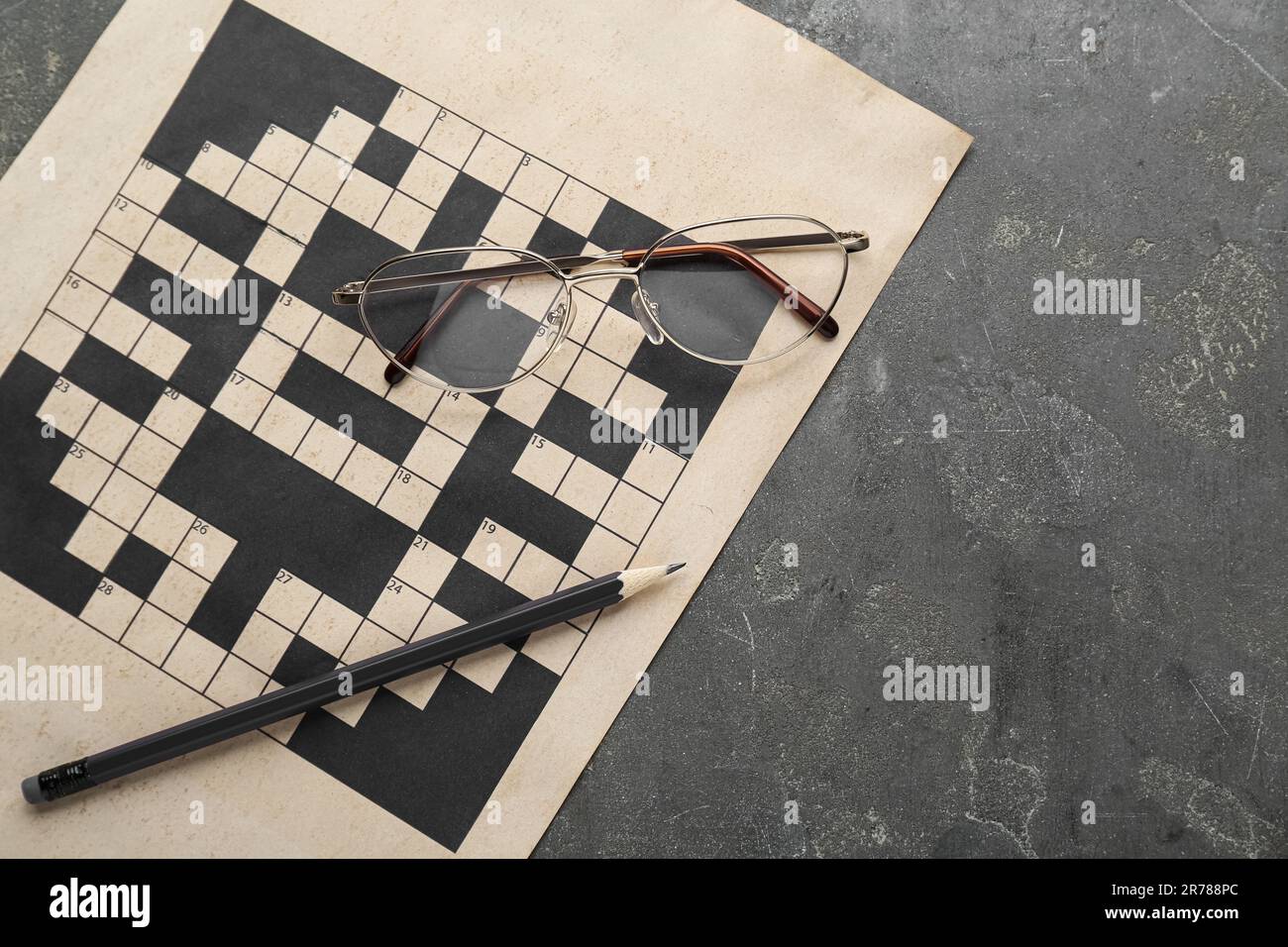 Blank crossword glasses hi res stock photography and images Alamy Blank crossword glasses hi res stock photography and images Alamy