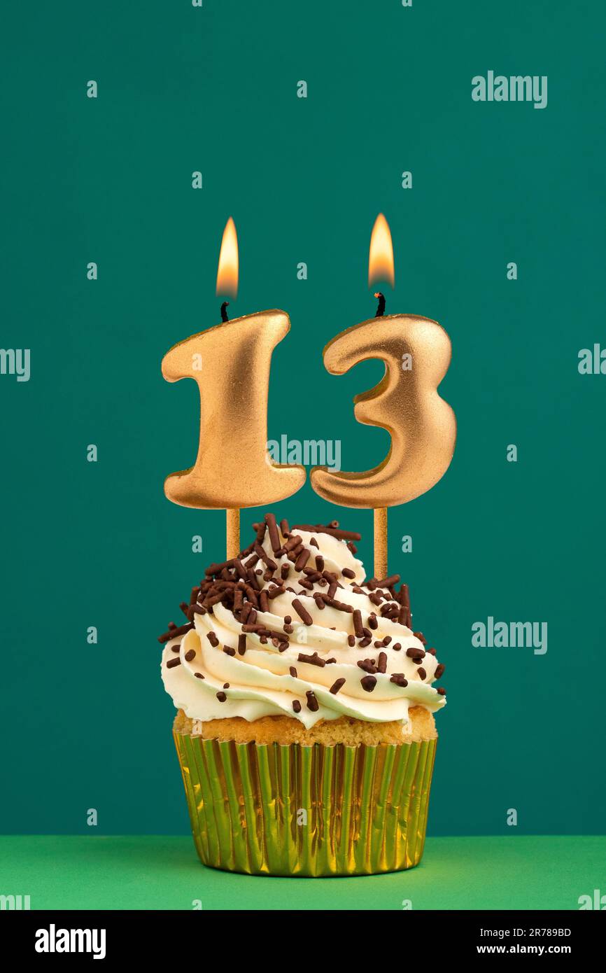 birthday-candle-number-13-vertical-anniversary-card-with-green