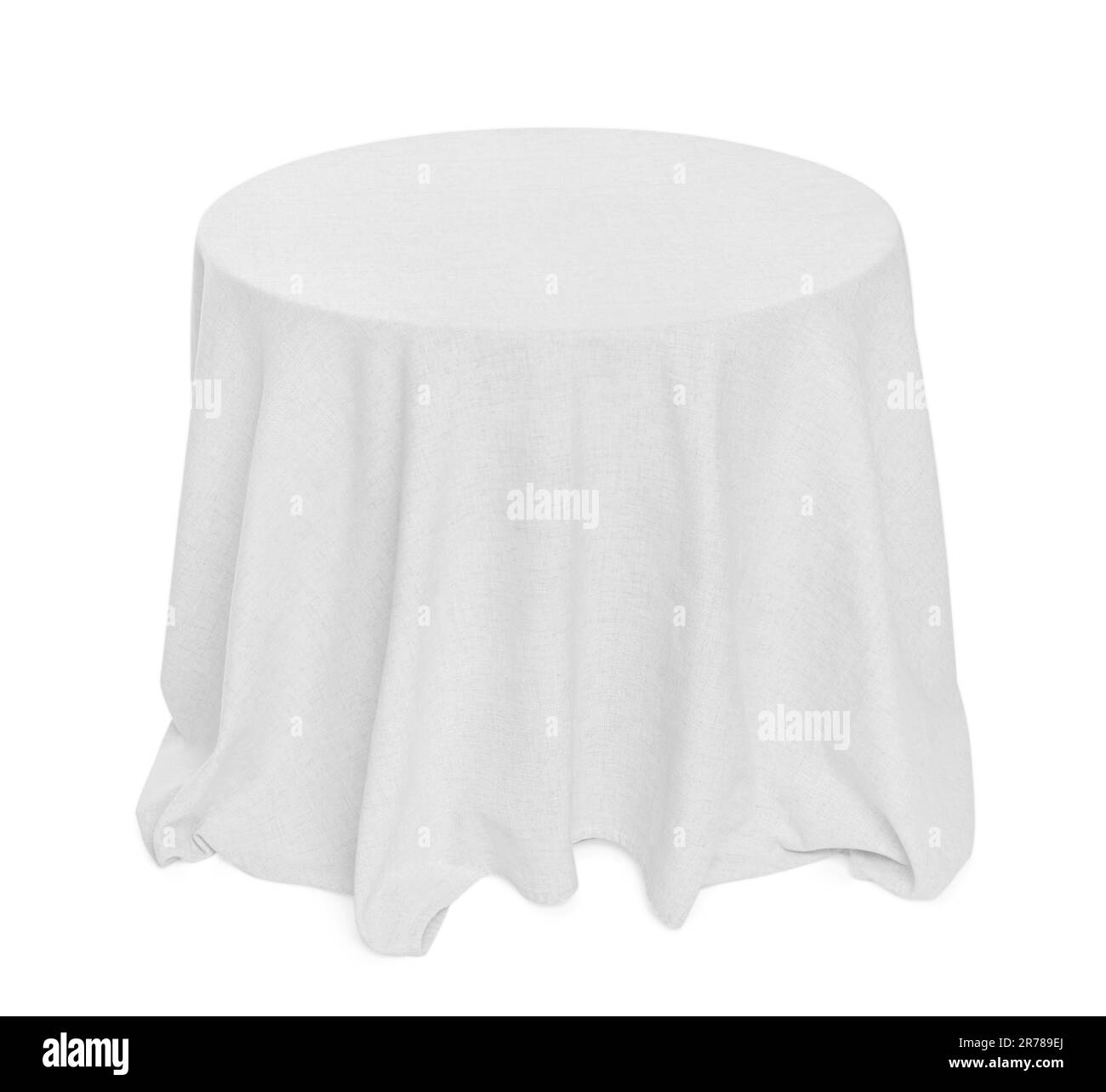 Round linen cloth Black and White Stock Photos & Images - Alamy