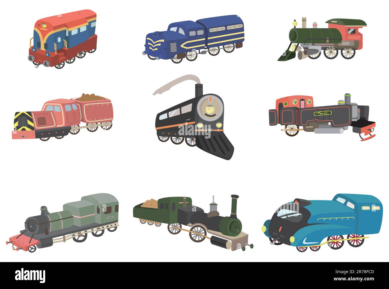 cartoon train icon Stock Vector Image & Art Alamy