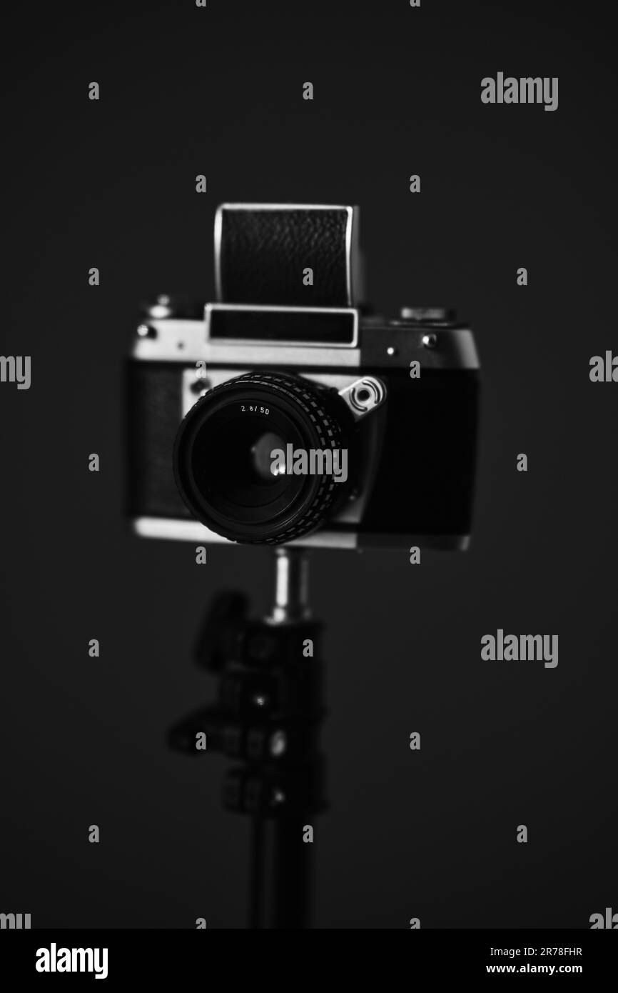 Vintage film shooting Black and White Stock Photos & Images - Alamy