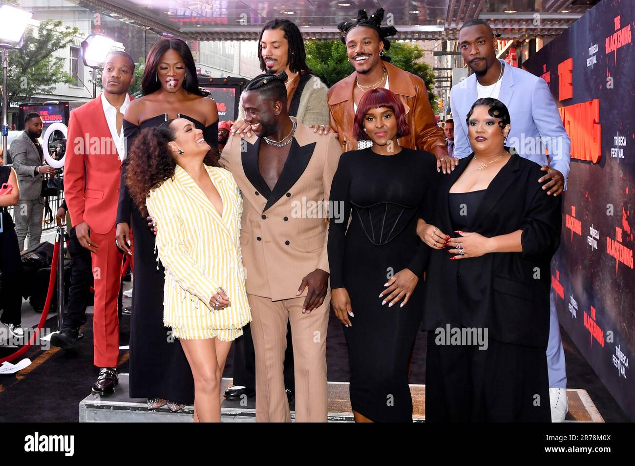 New York, USA. 13th June, 2023. Jermaine Fowler, Yvonne Orji, Melvin