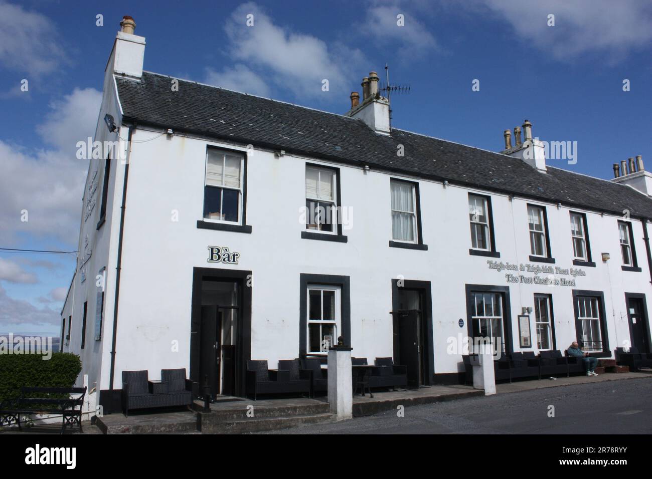 The Port Charlotte hotel on the Isle of Islay Stock Photo Alamy