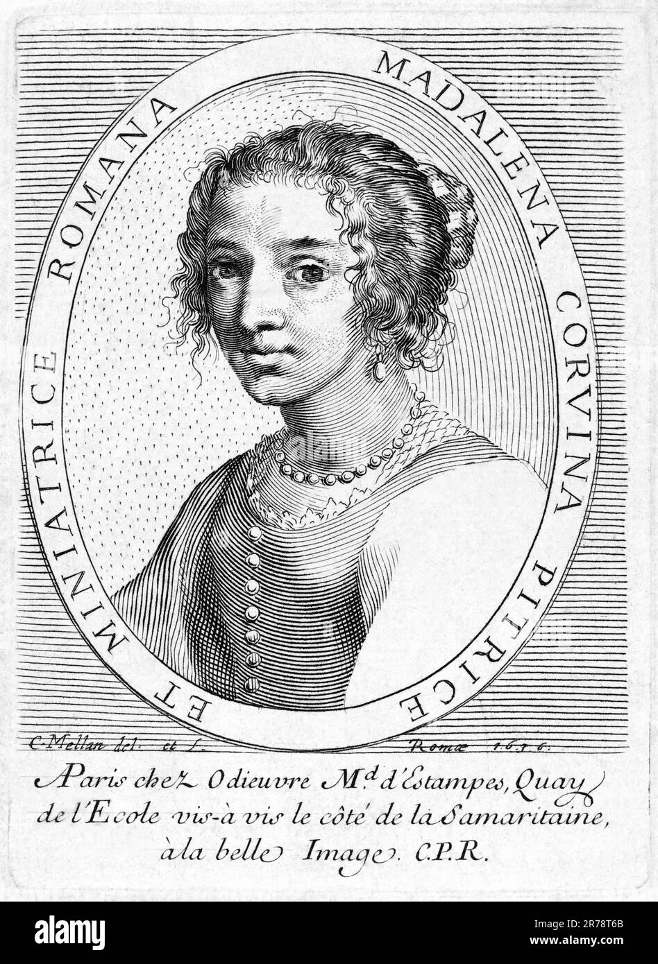 1636 , Rome , ITALY The italian Baroque woman painter and miniaturist