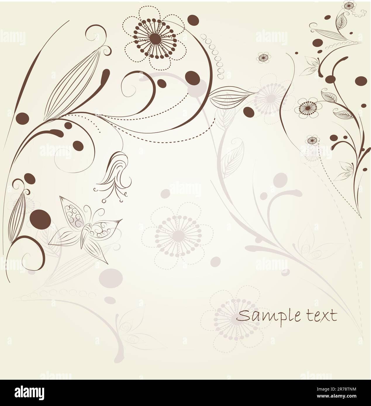 vector spring floral background Stock Vector Image & Art - Alamy