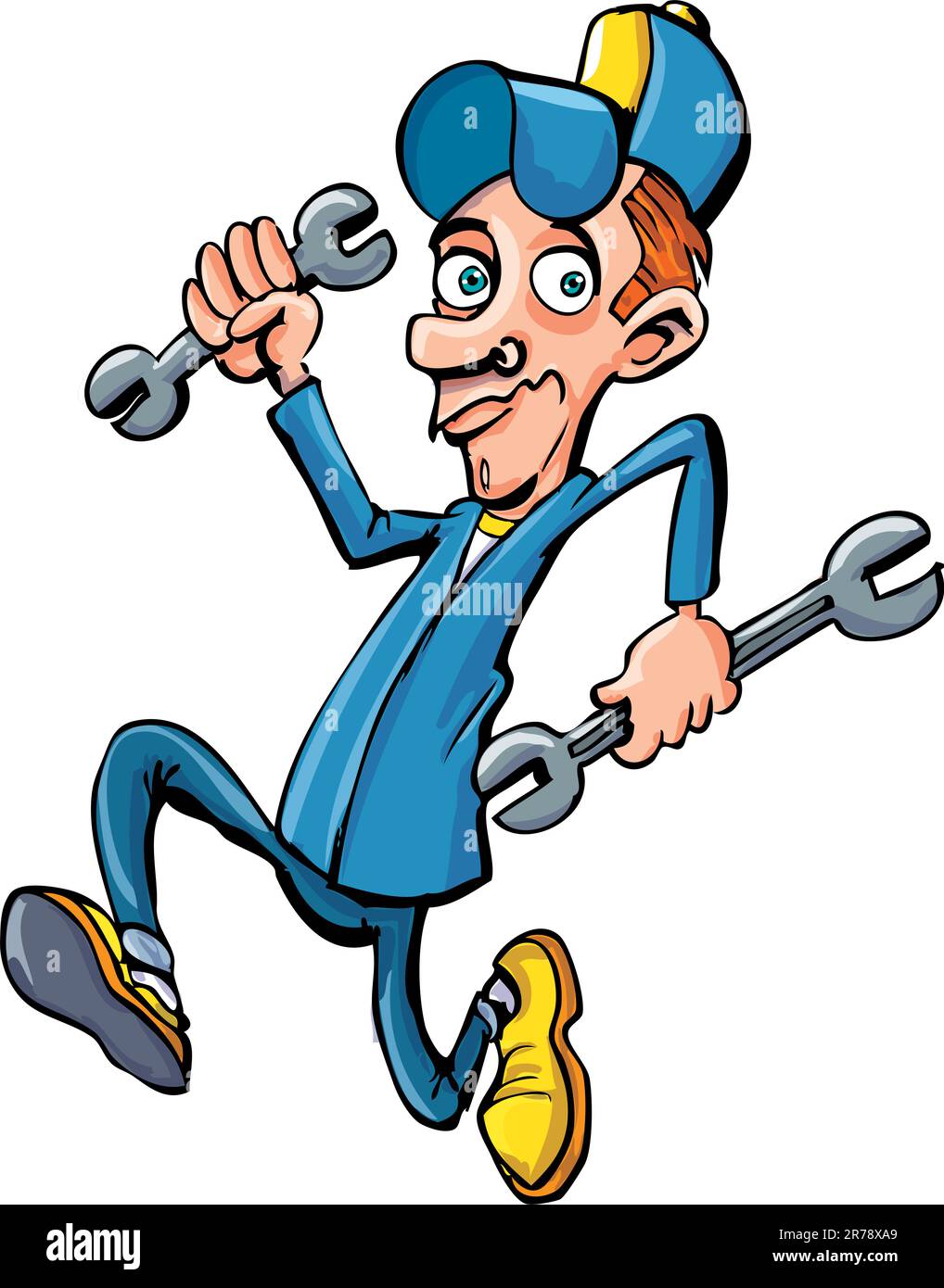 Two man wrench Stock Vector Images Alamy