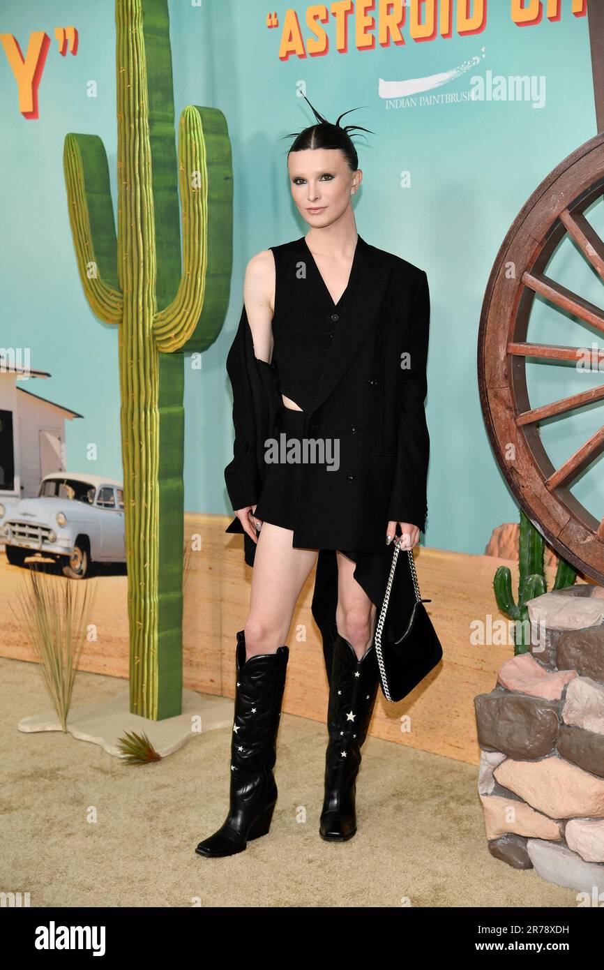 Dylan Mulvaney attends the premiere of "Asteroid City" at Alice Tully