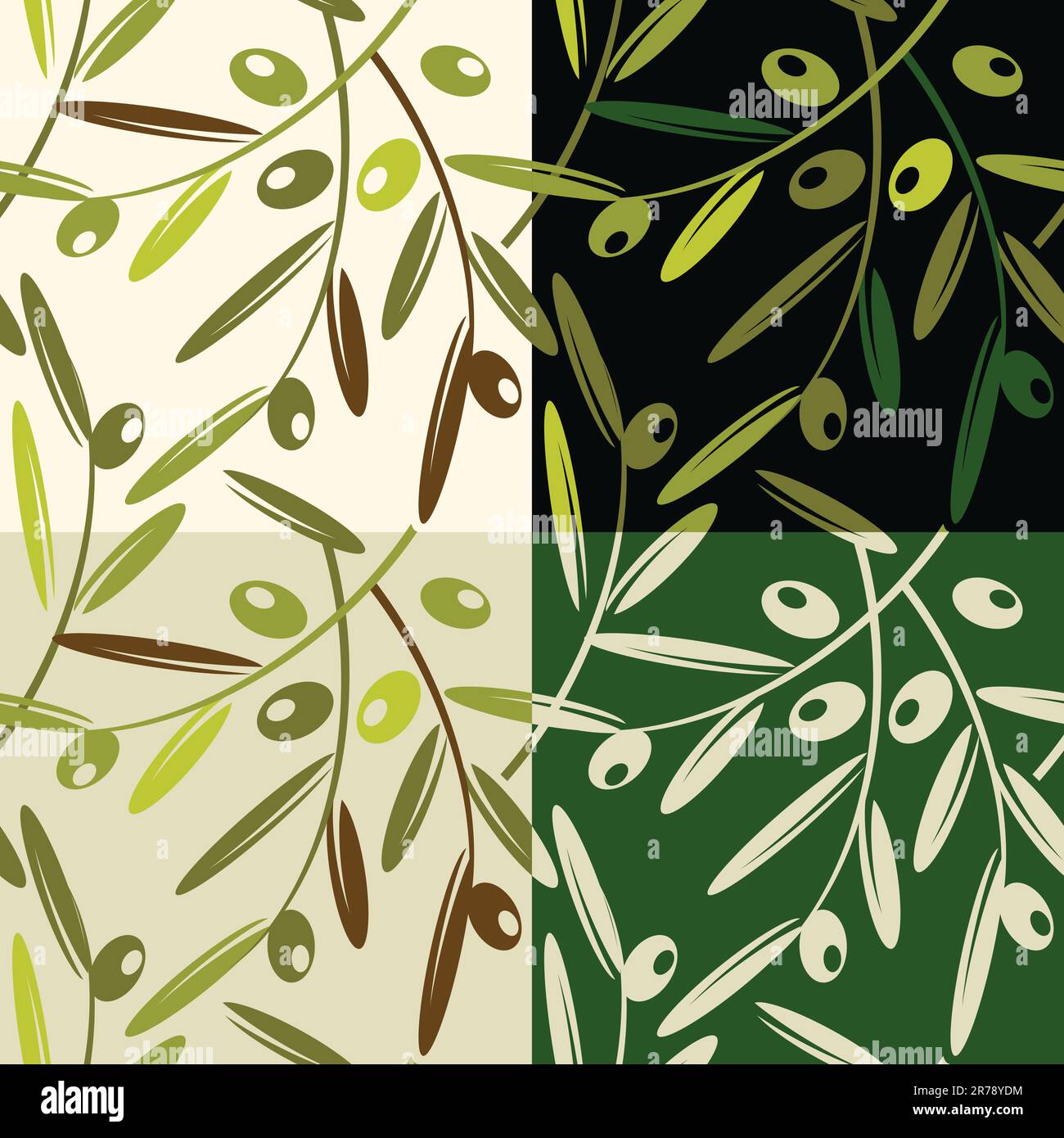 Different coloured food Stock Vector Images - Alamy