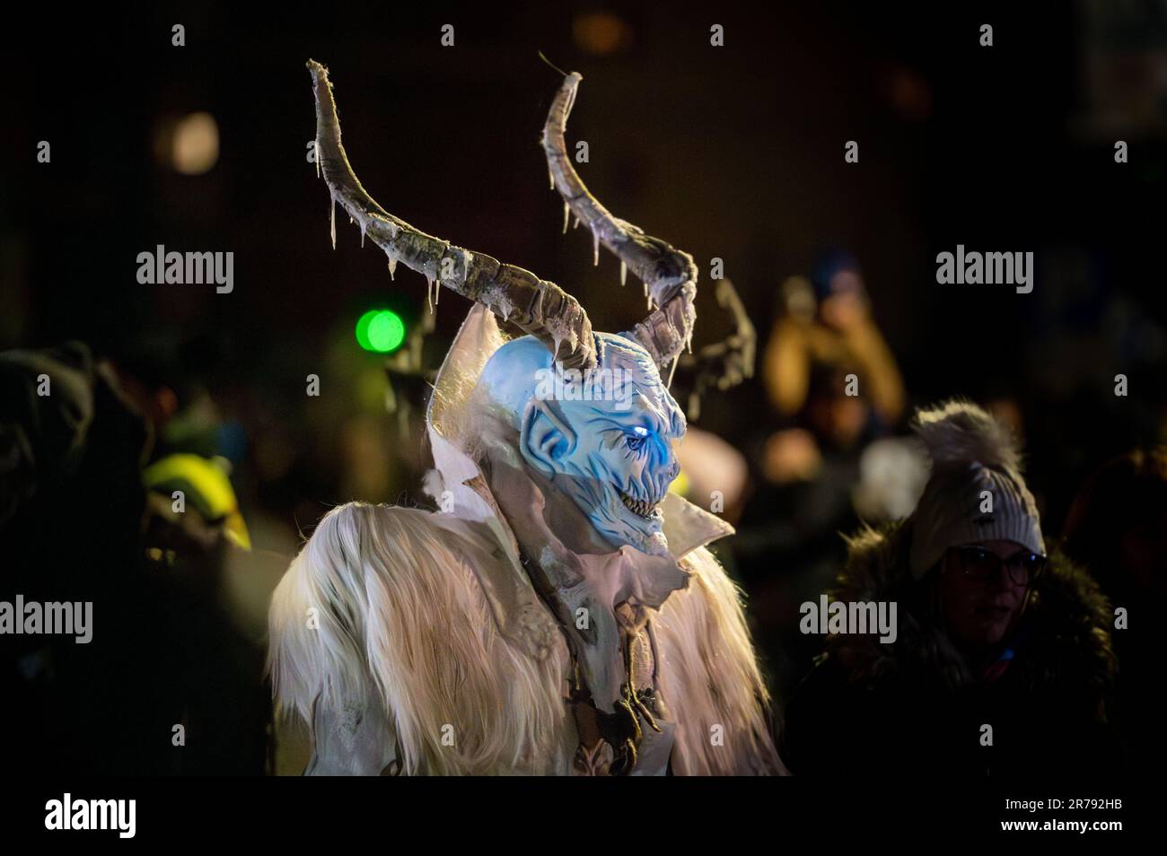 Krampus. Devils of the Christmas tradition Stock Photo Alamy