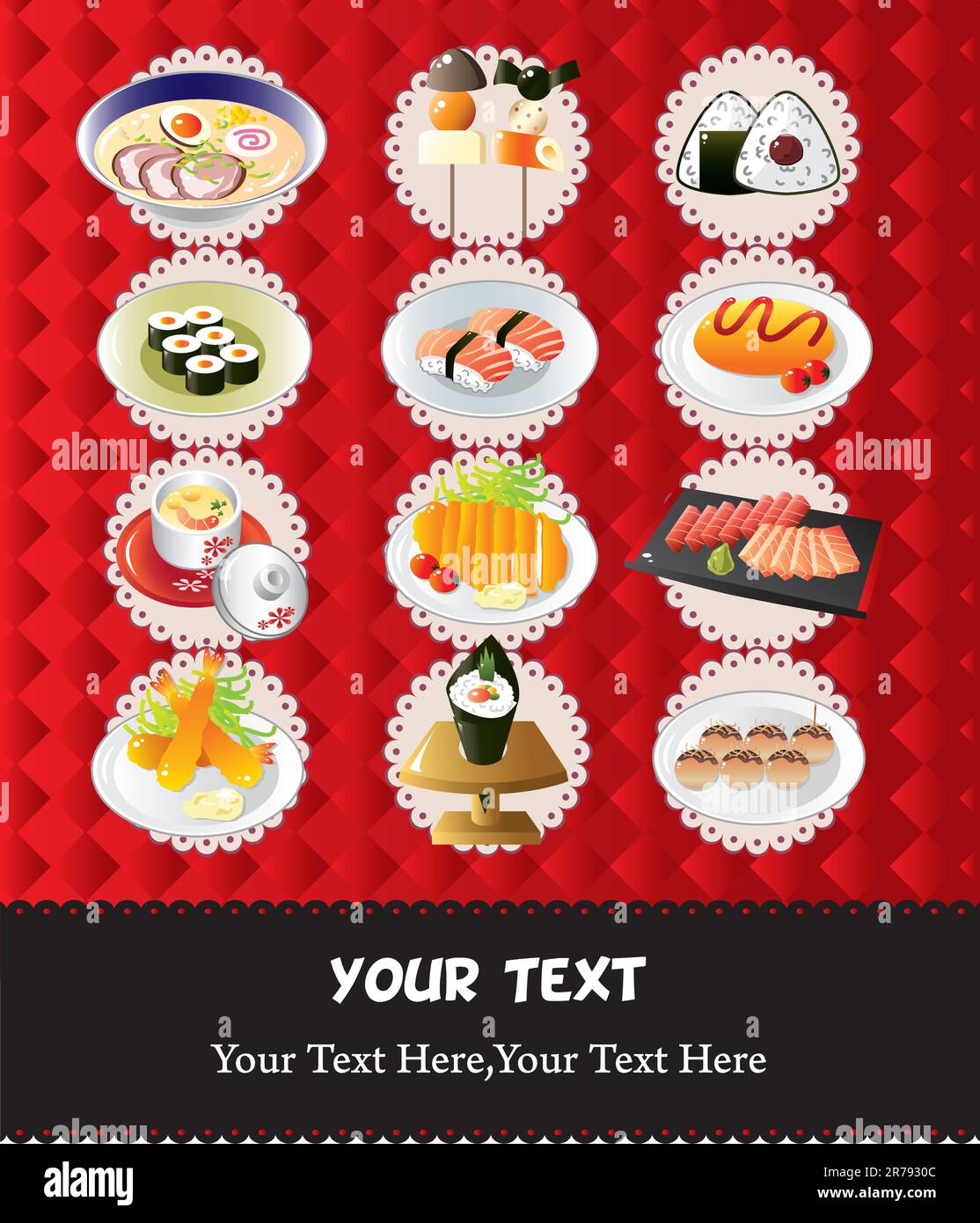 Japanese Food Menu Stock Vector Image Art Alamy Japanese Food Menu Stock Vector Image Art Alamy