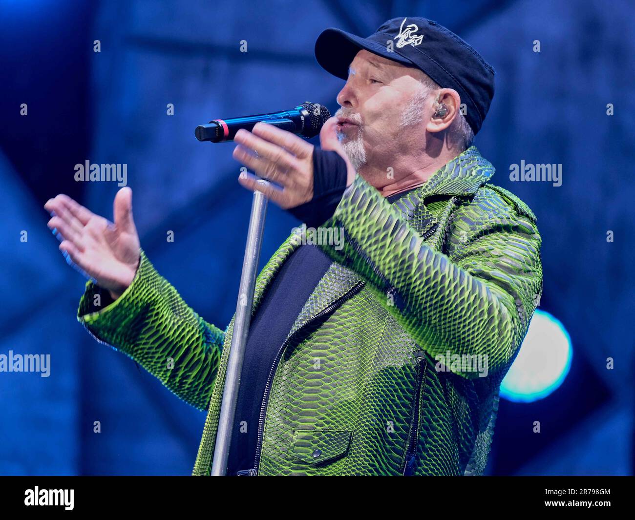 Stadio Dall'Ara, Bologna, Italy, June 12, 2023, Vasco Rossi During ...