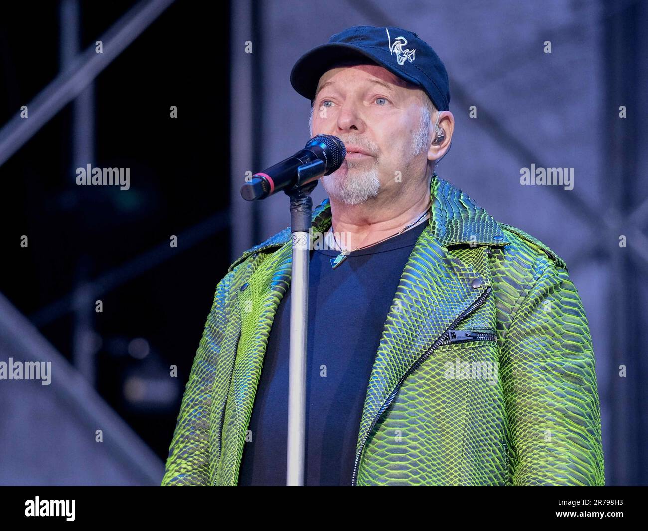 Stadio Dall'Ara, Bologna, Italy, June 12, 2023, Vasco Rossi during ...