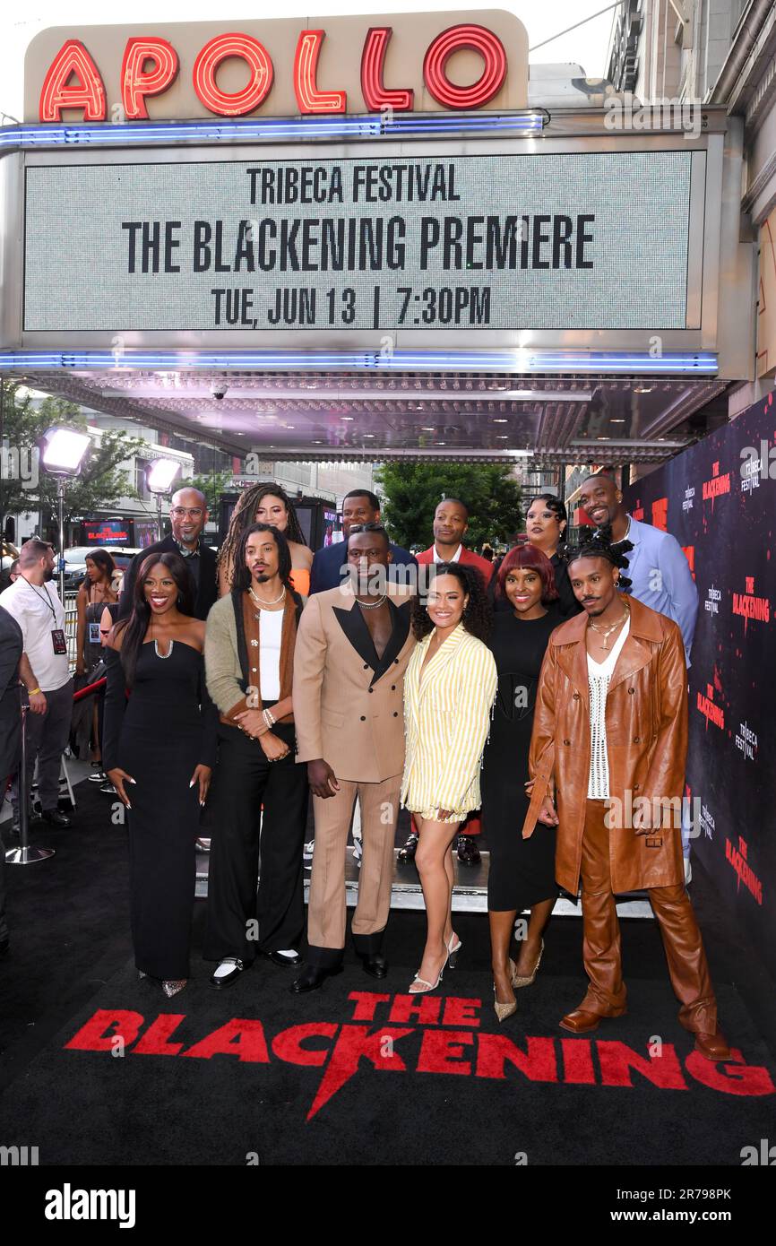 New York, USA. 13th June, 2023. Tim Story, Tracy Oliver, Brian Dobbins