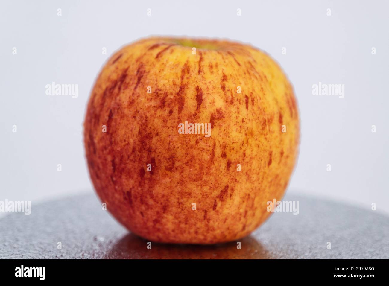 Fresh red apple isolated on white background. Stock Photo