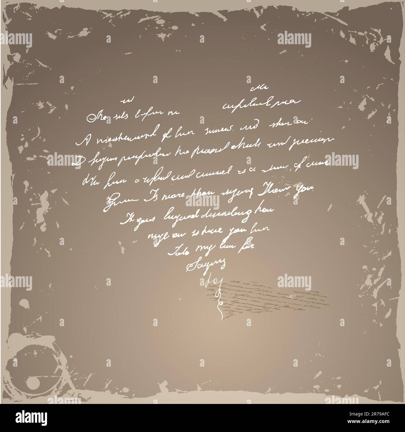 Vector grunge picture with heart Stock Vector Image & Art - Alamy