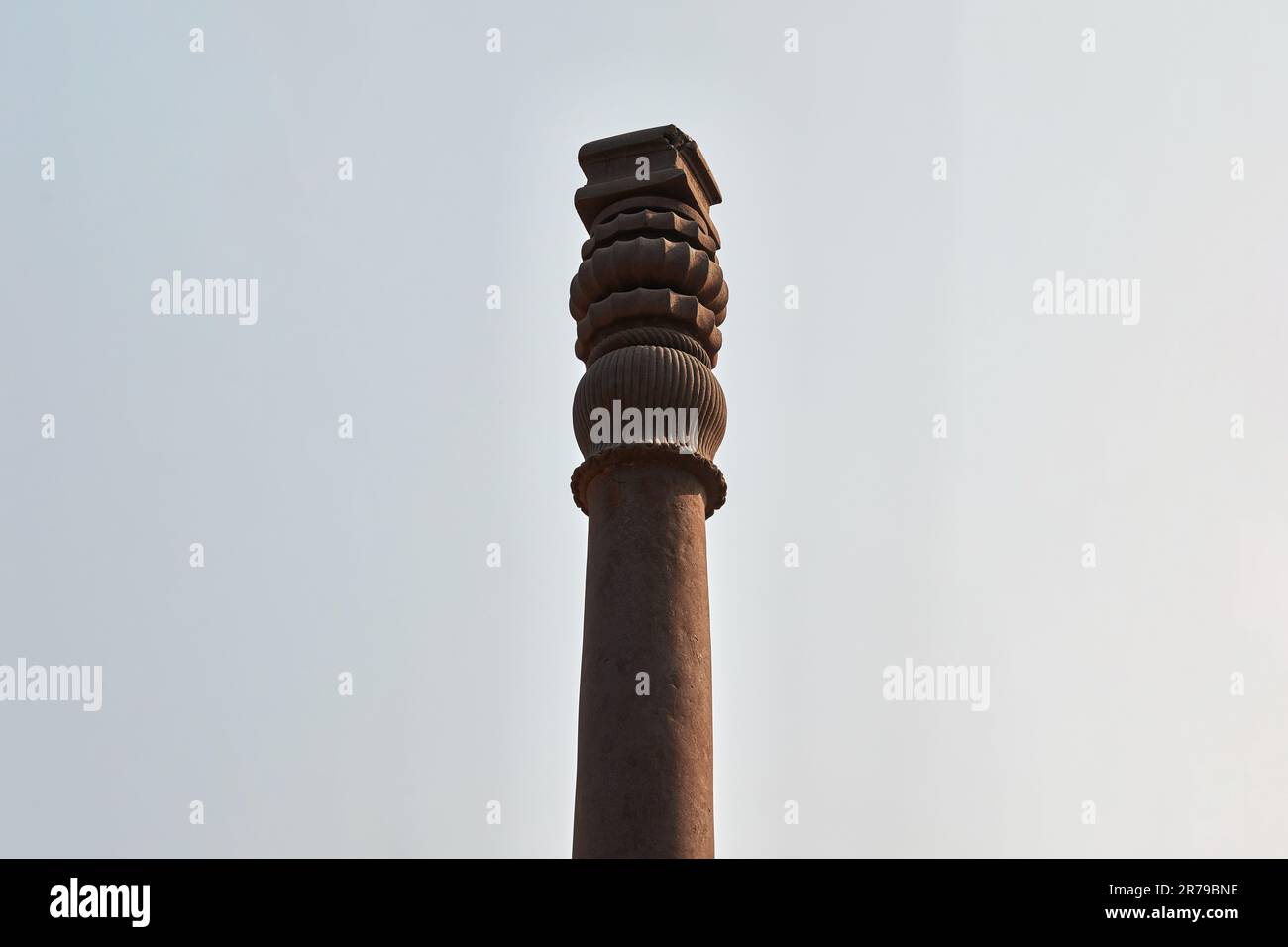 Iron pillar of Delhi structure part Qutb complex in South Delhi, India ...