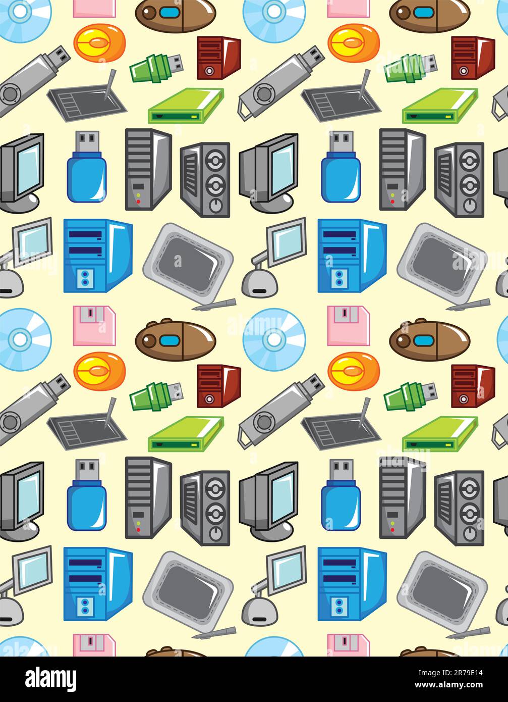 seamless computer pattern Stock Vector Image & Art - Alamy