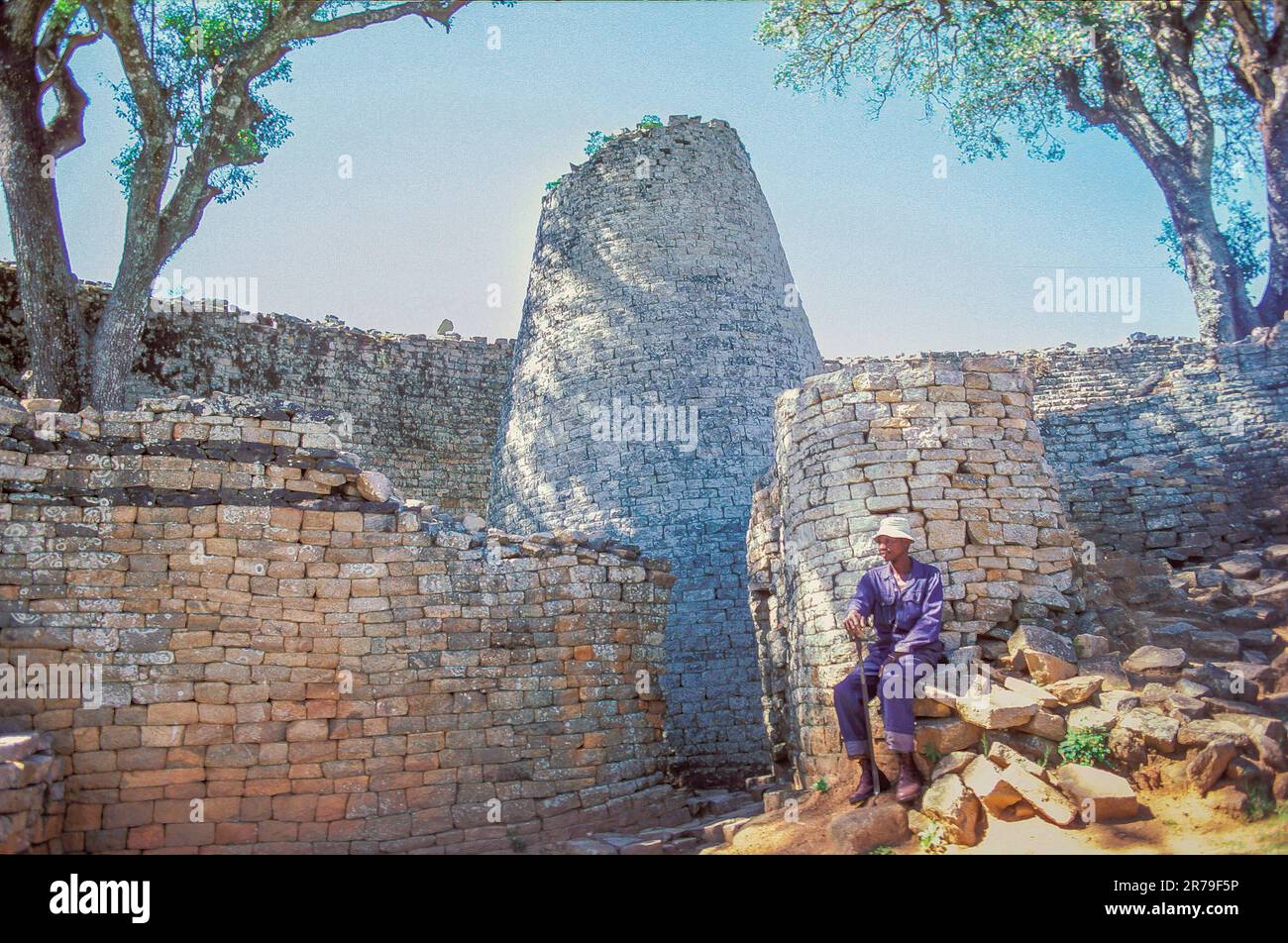 Zimbabwe, Fort Victoria. The famous zimbabweruins, the oldest