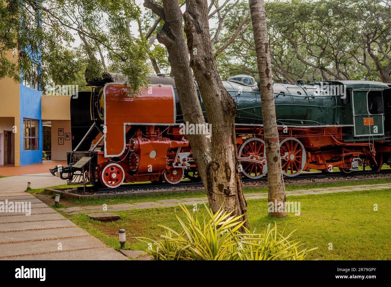 Mysore Railway Museum Karnataka India September 1 2022 Tourists