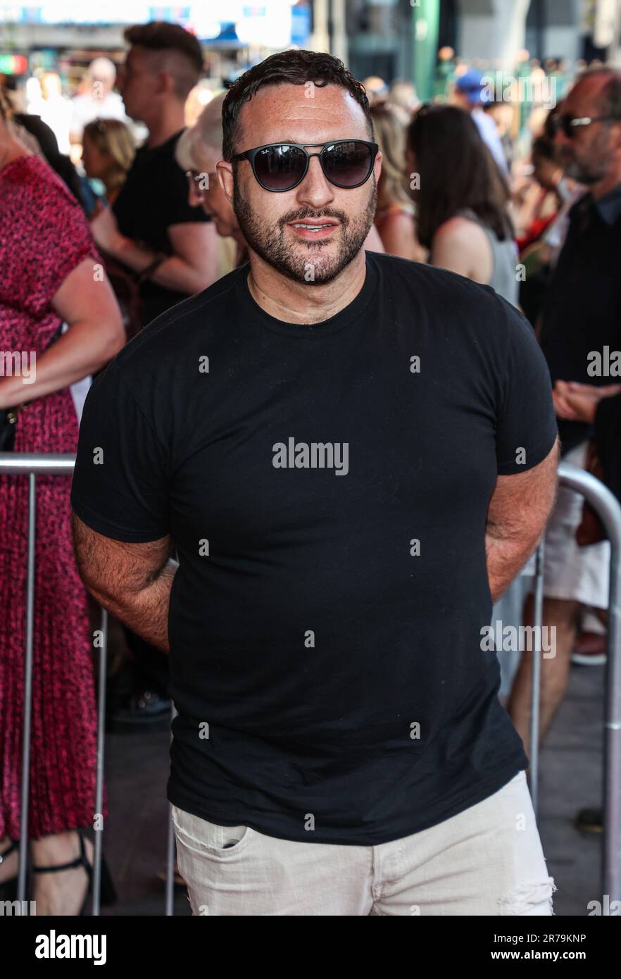 Antony Costa seen attending the gala night for "Grease The Musical" at