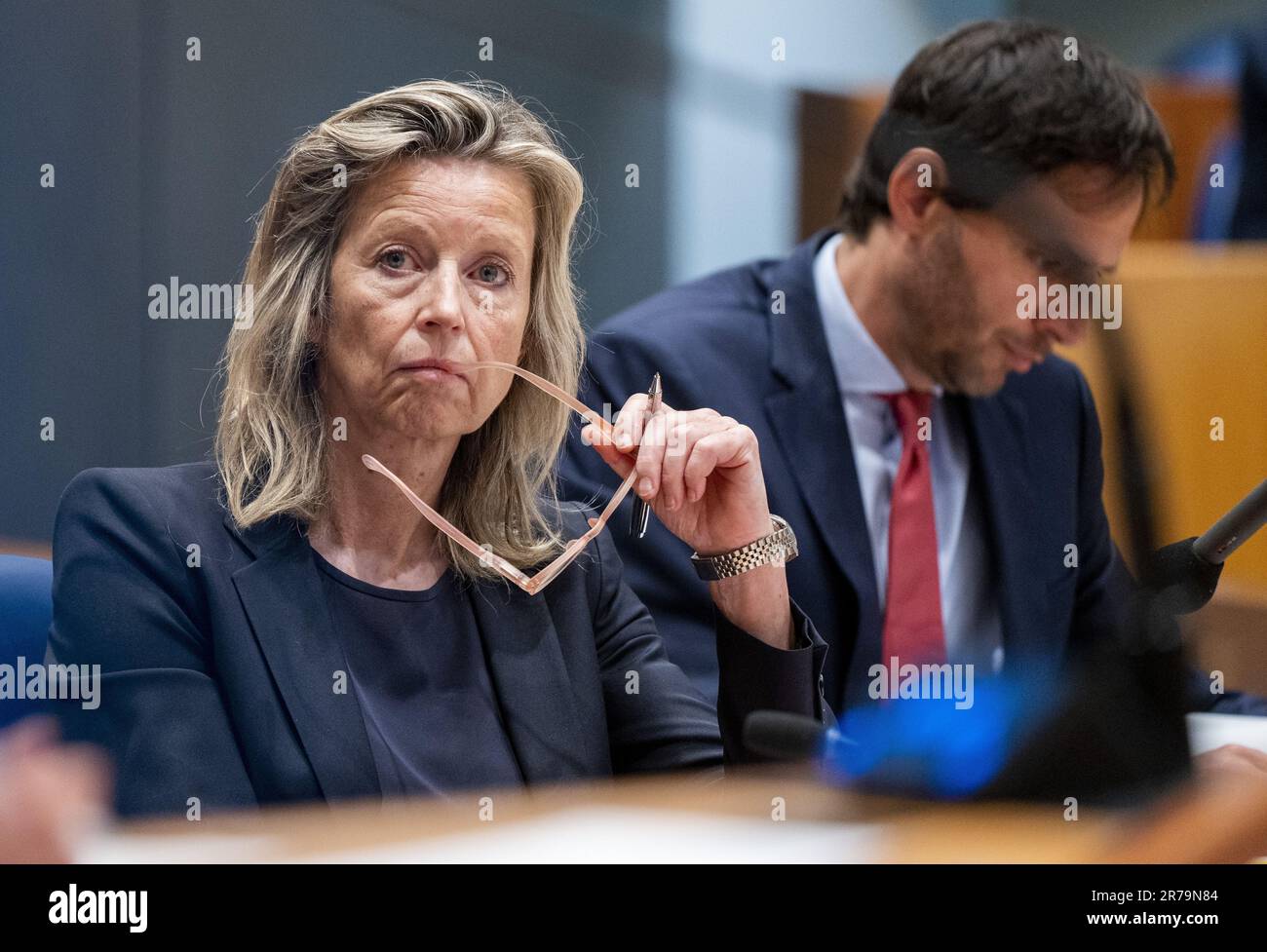 The Hague, The Netherlands. 14 June, 2023. Minister of Defense Kajsa ...