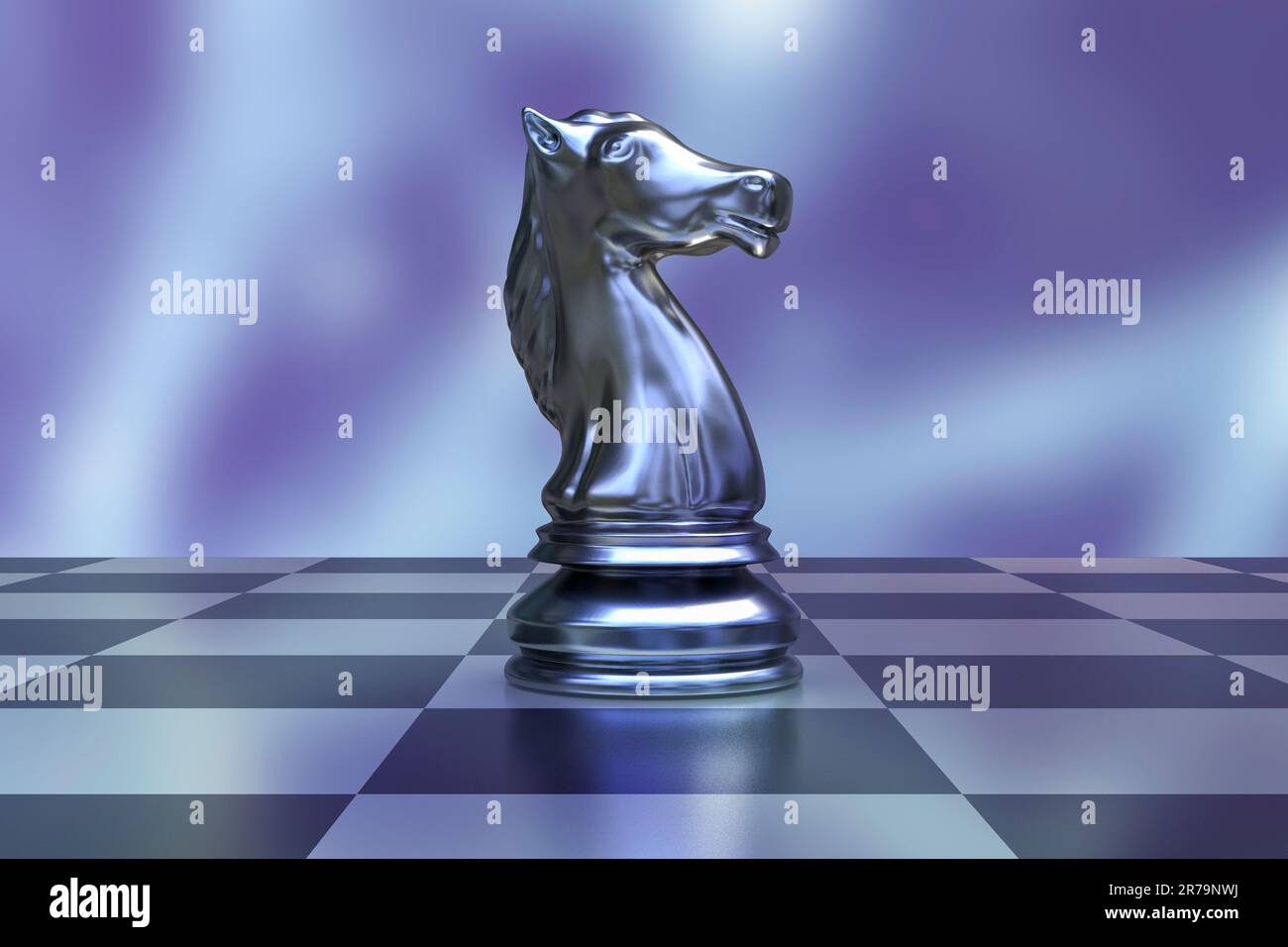 Download wallpapers 3d chess, silver metal chess, chessboard