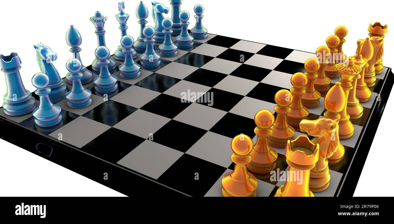 Chess Opening: Ruy López Stock Photo - Alamy