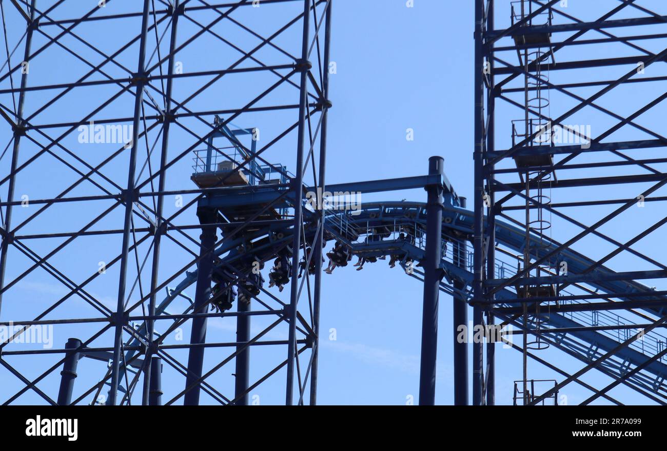 Infusion roller coaster blackpool pleasure hires stock photography and