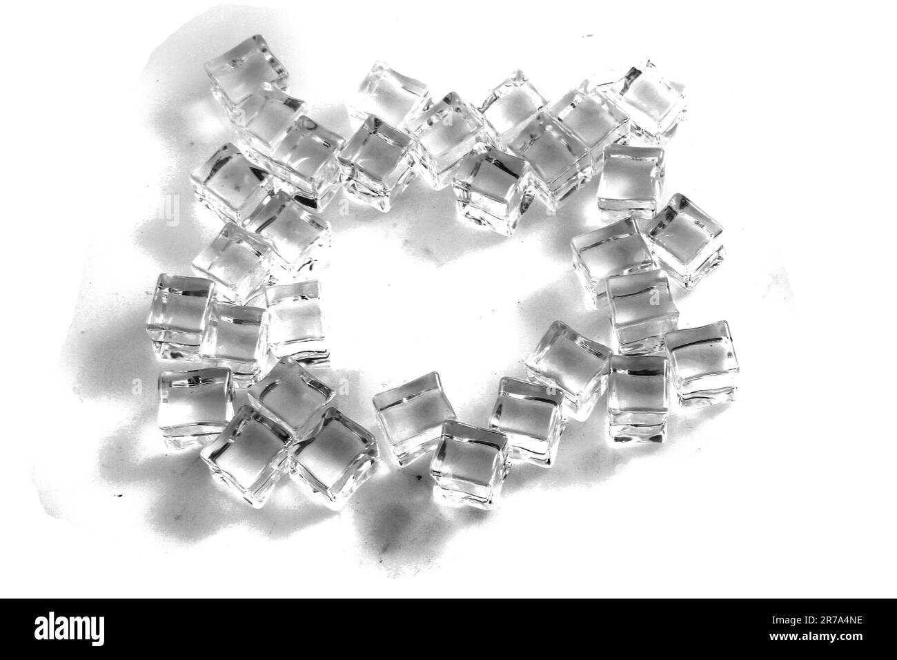 ice cubes as very nice cold drink background Stock Photo - Alamy