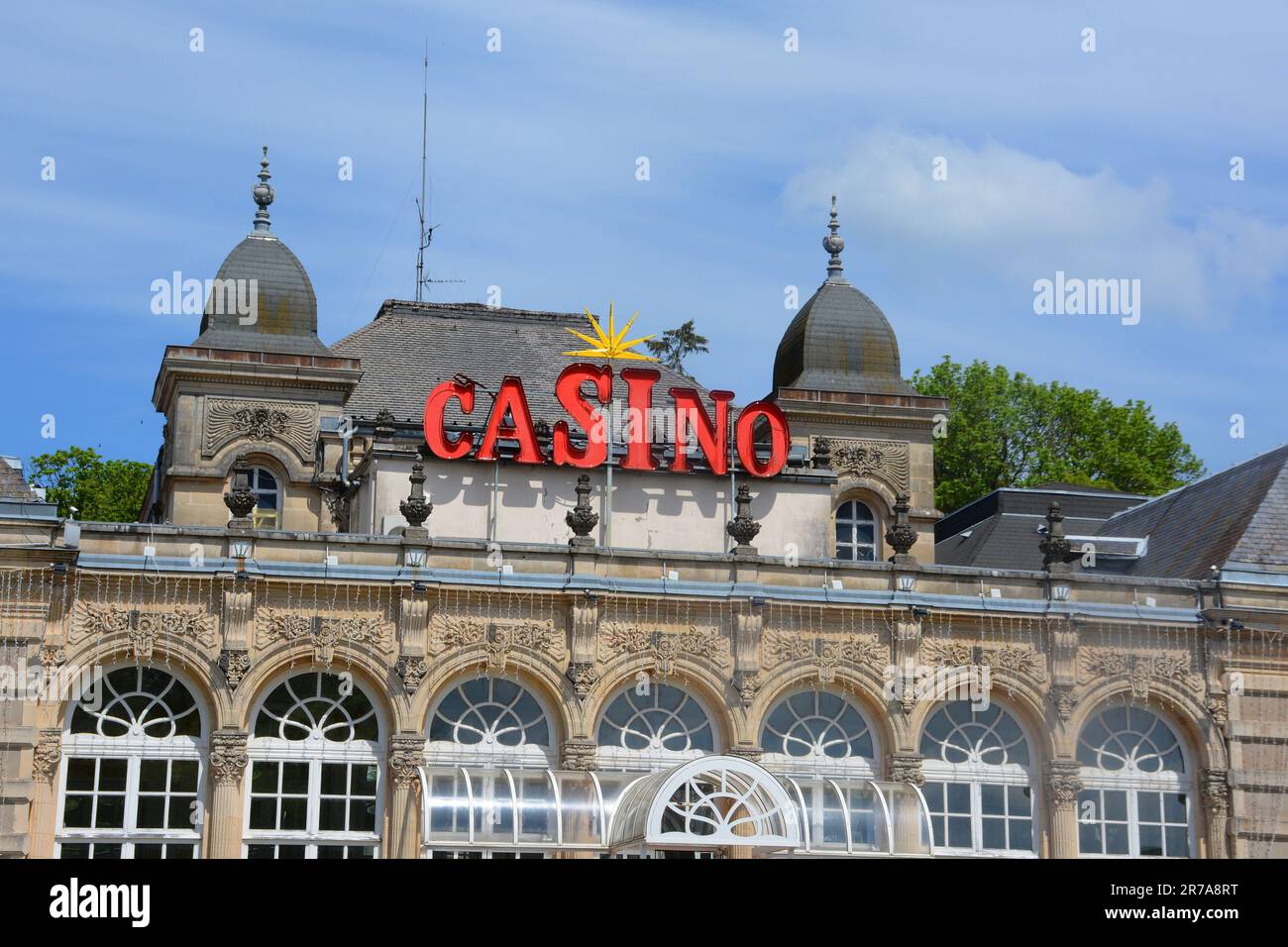 Casino, Contrexeville,, Vosges, Grand Est, France Stock Photo