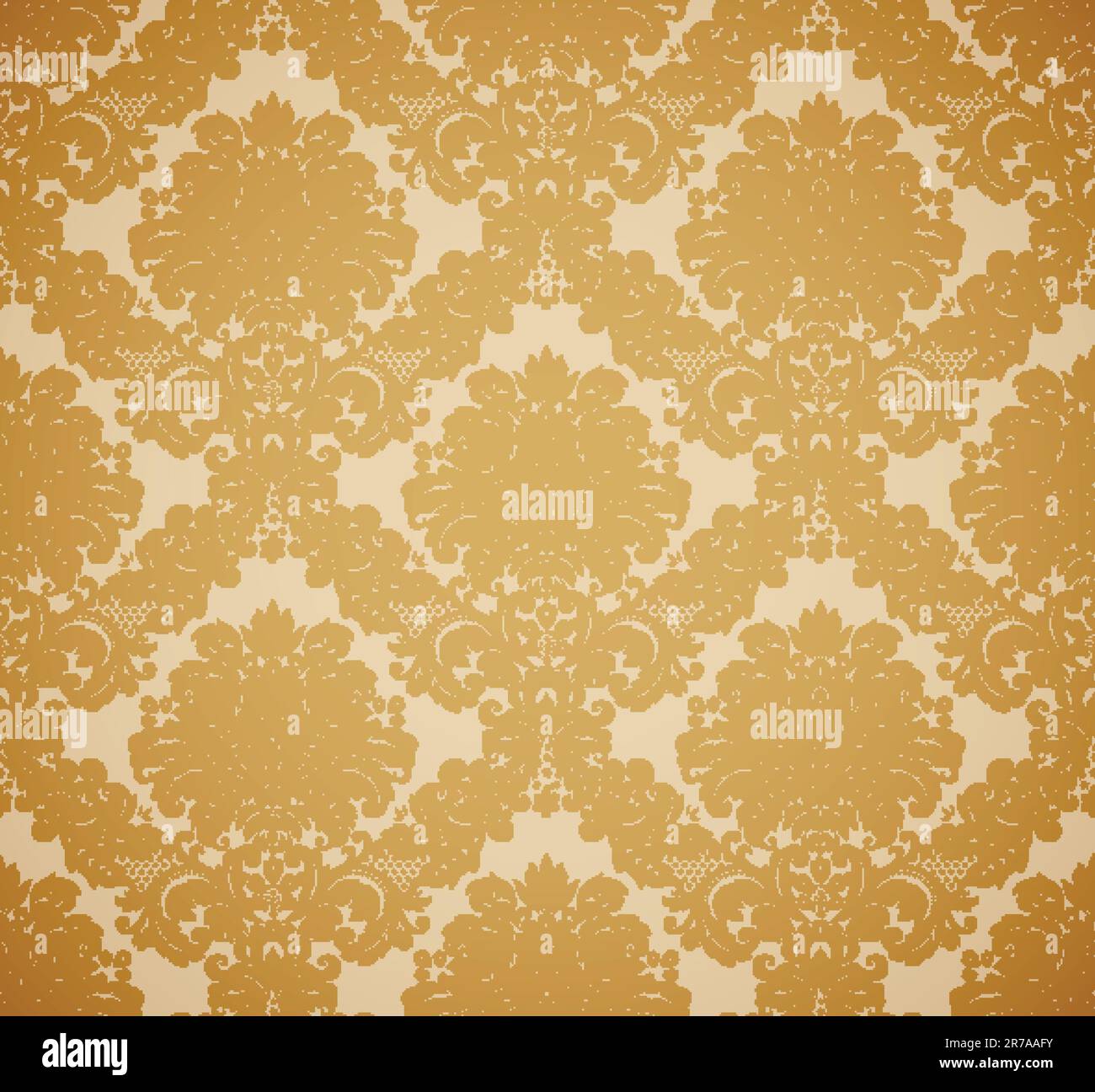 Damask seamless floral pattern. Vintage vector illustration Stock ...