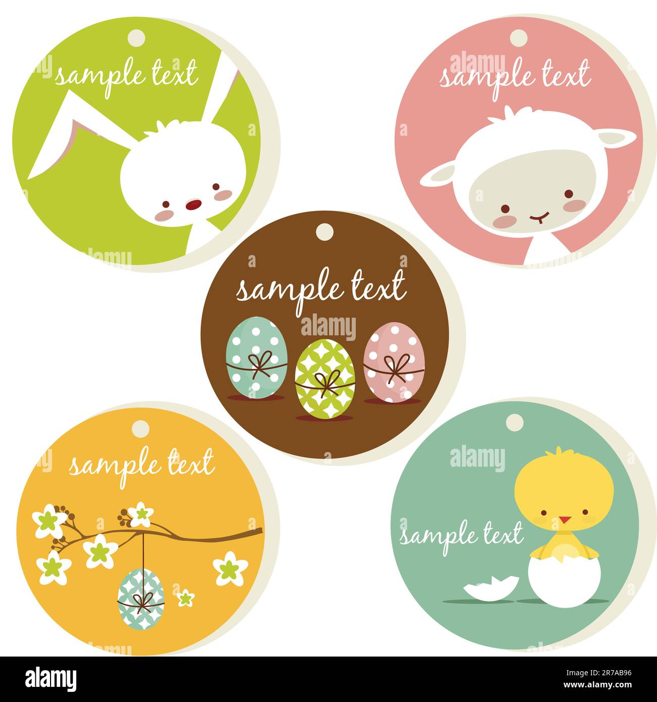 Easter holiday banner place text Stock Vector Images - Alamy