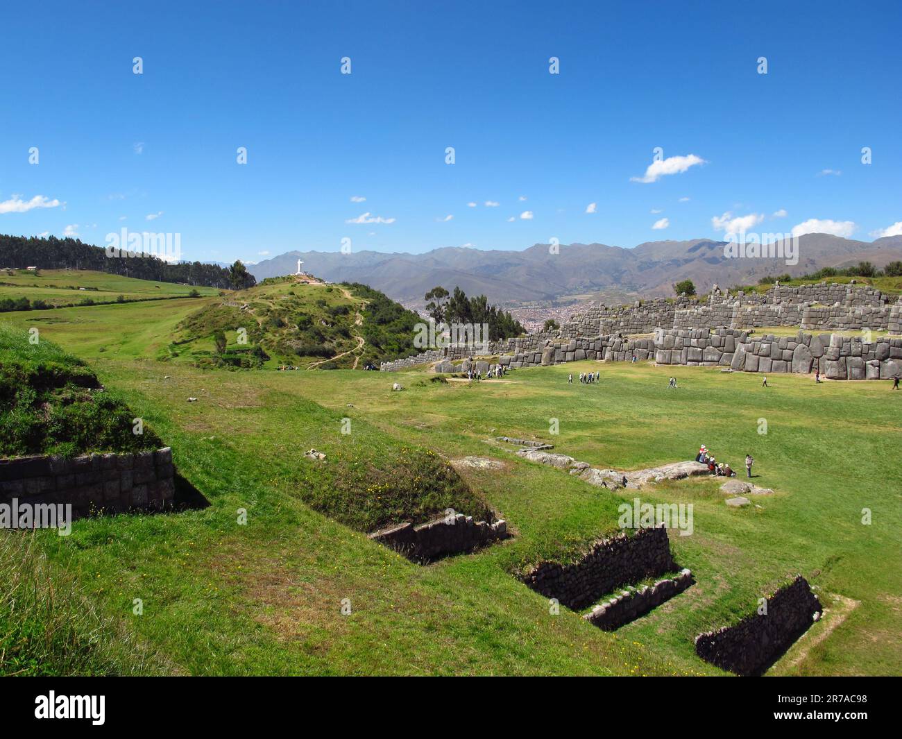 Sacsayhuaman, ruins of fortress in Cusco, Peru Stock Photo - Alamy