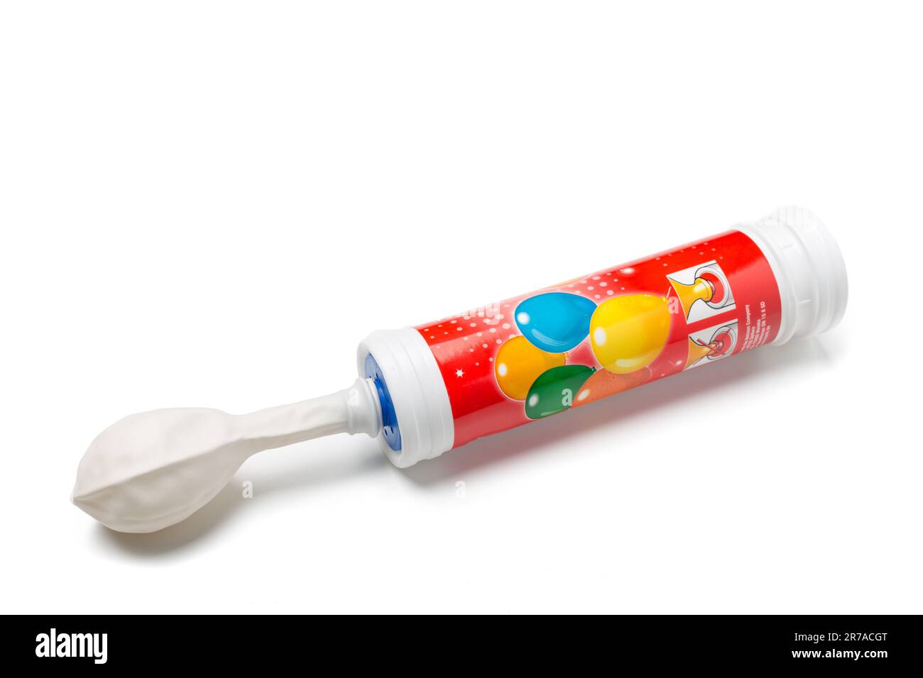 Not inflated balloon isolated Stock Photo - Alamy