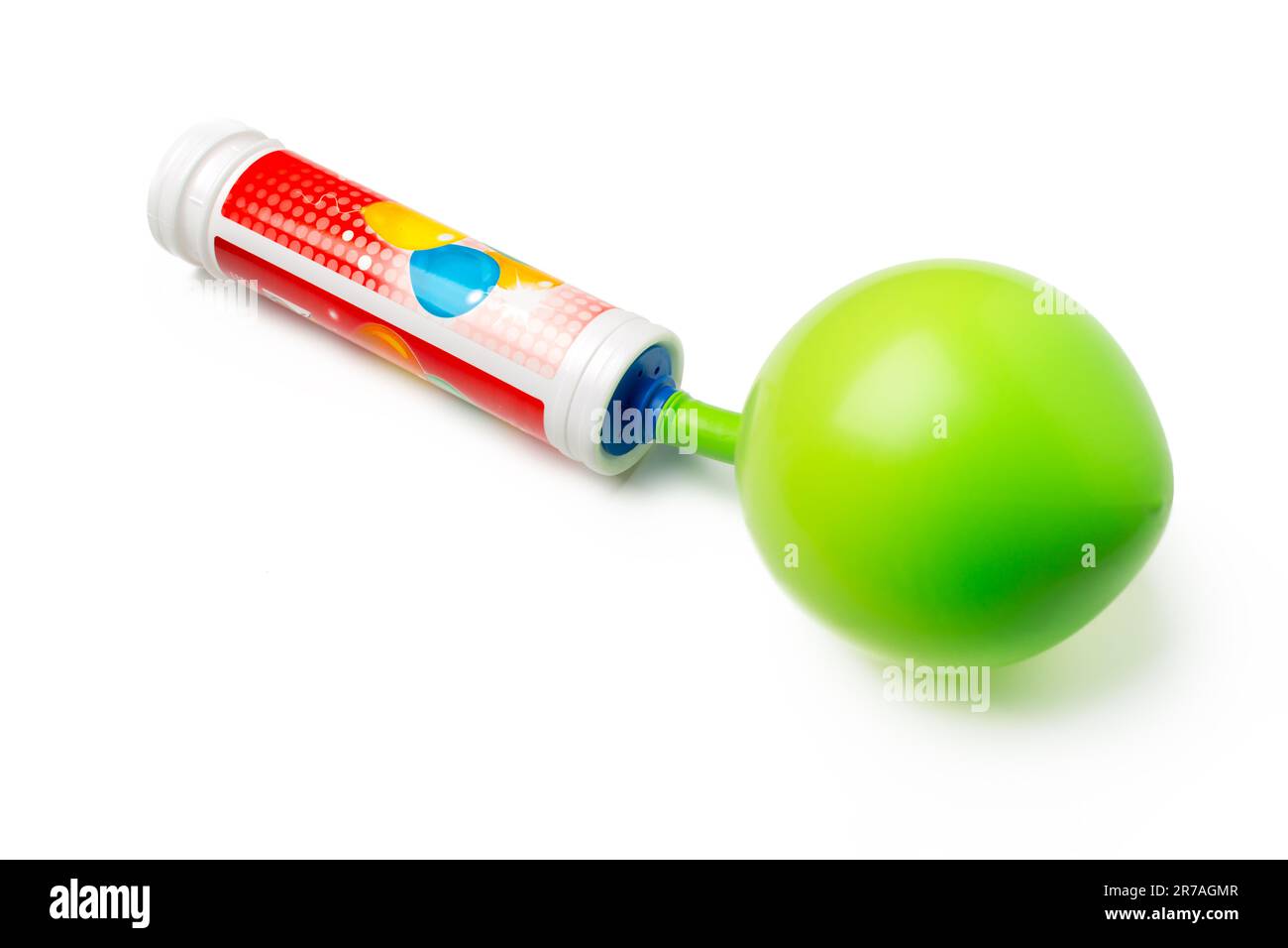 Not inflated balloon isolated Stock Photo