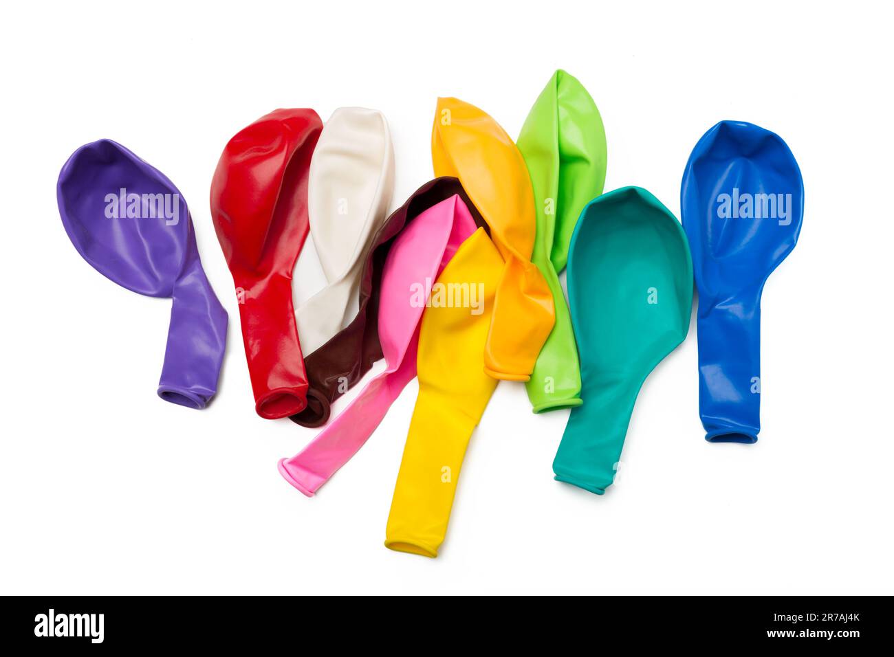 Not inflated balloon isolated Stock Photo Alamy