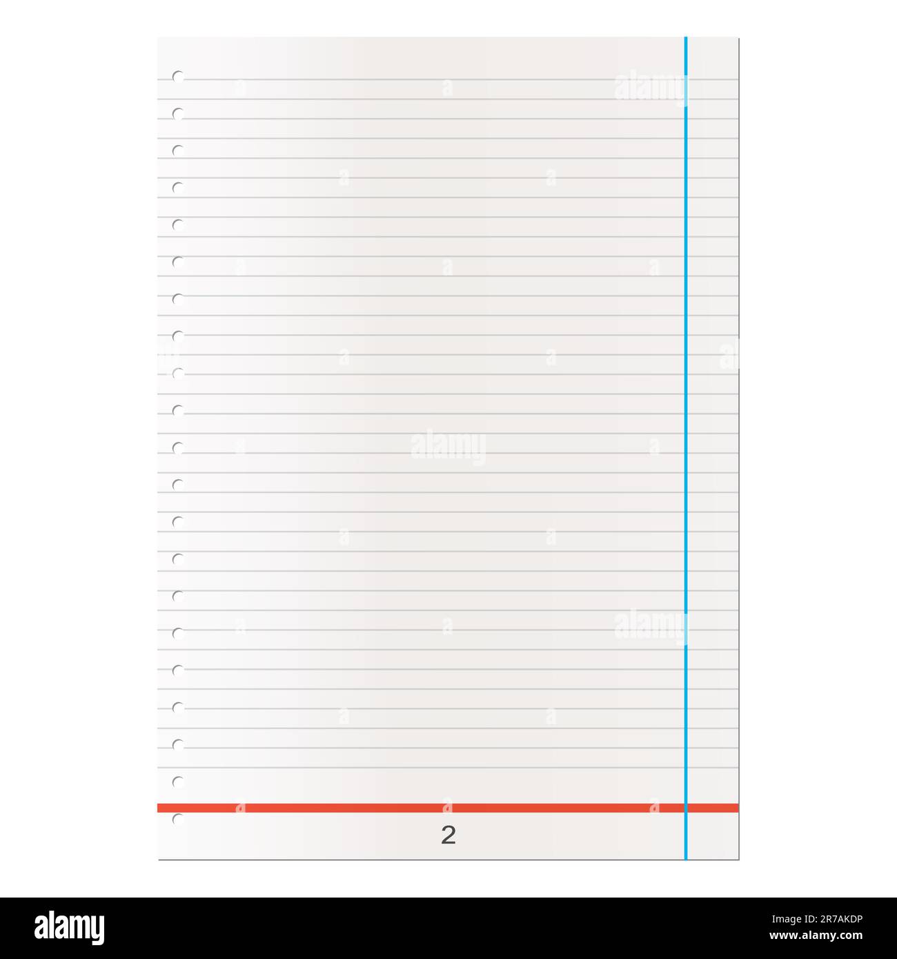 Stack paper sheet empty Stock Vector Images Alamy