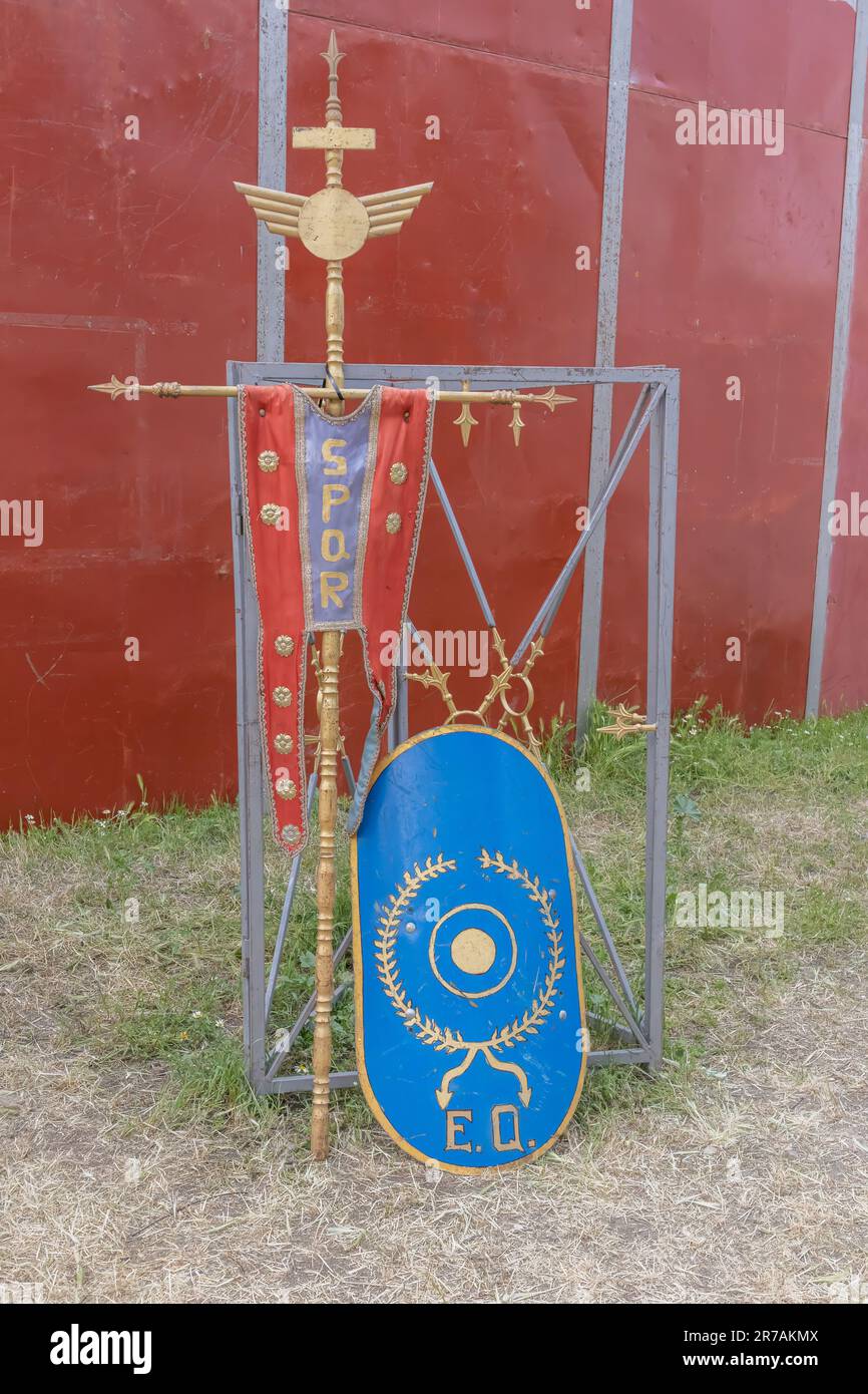 Roman auxiliary troops soldier hires stock photography and images Alamy