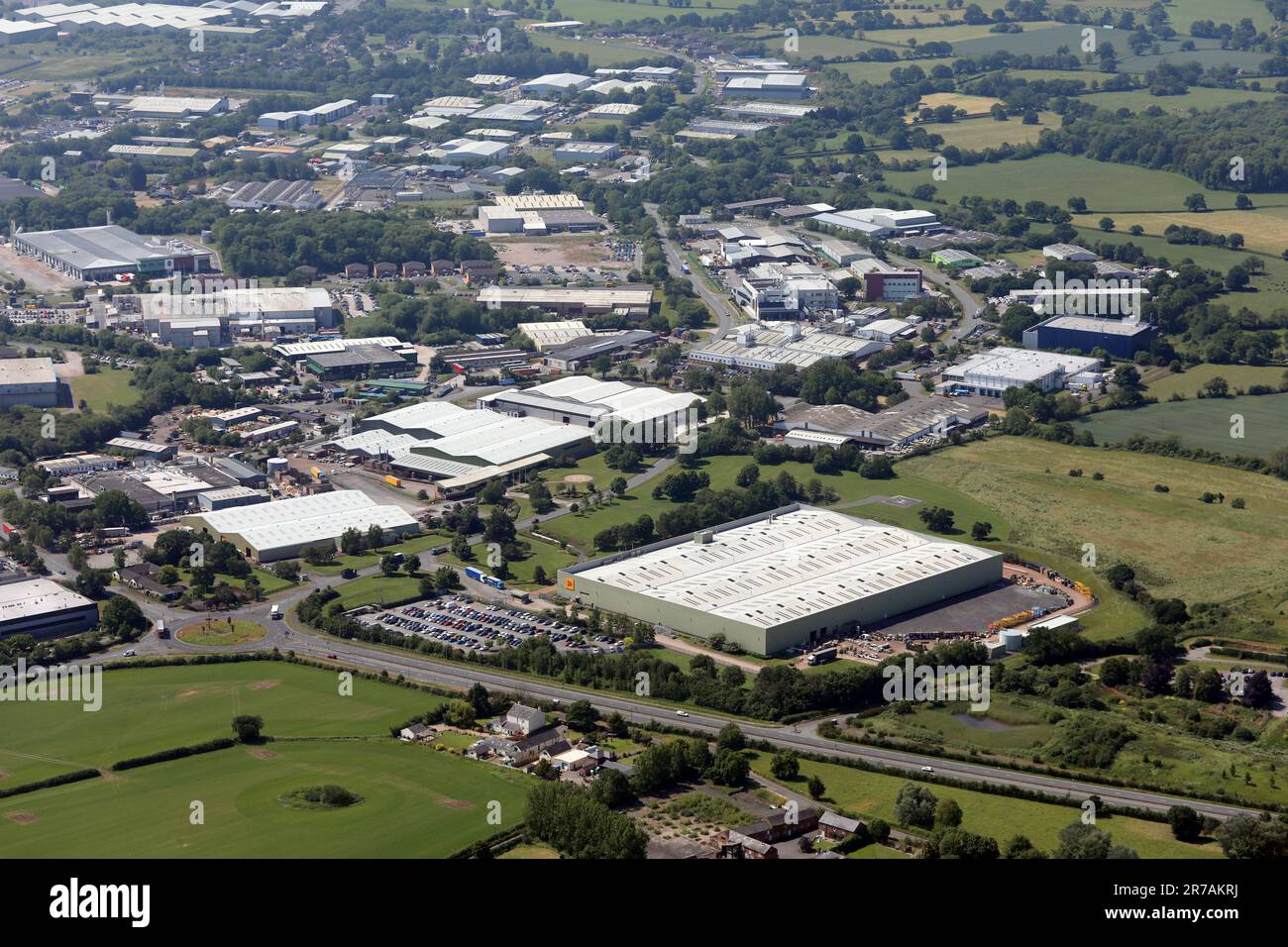 Wrexham Industrial Estate Hi res Stock Photography And Images Alamy