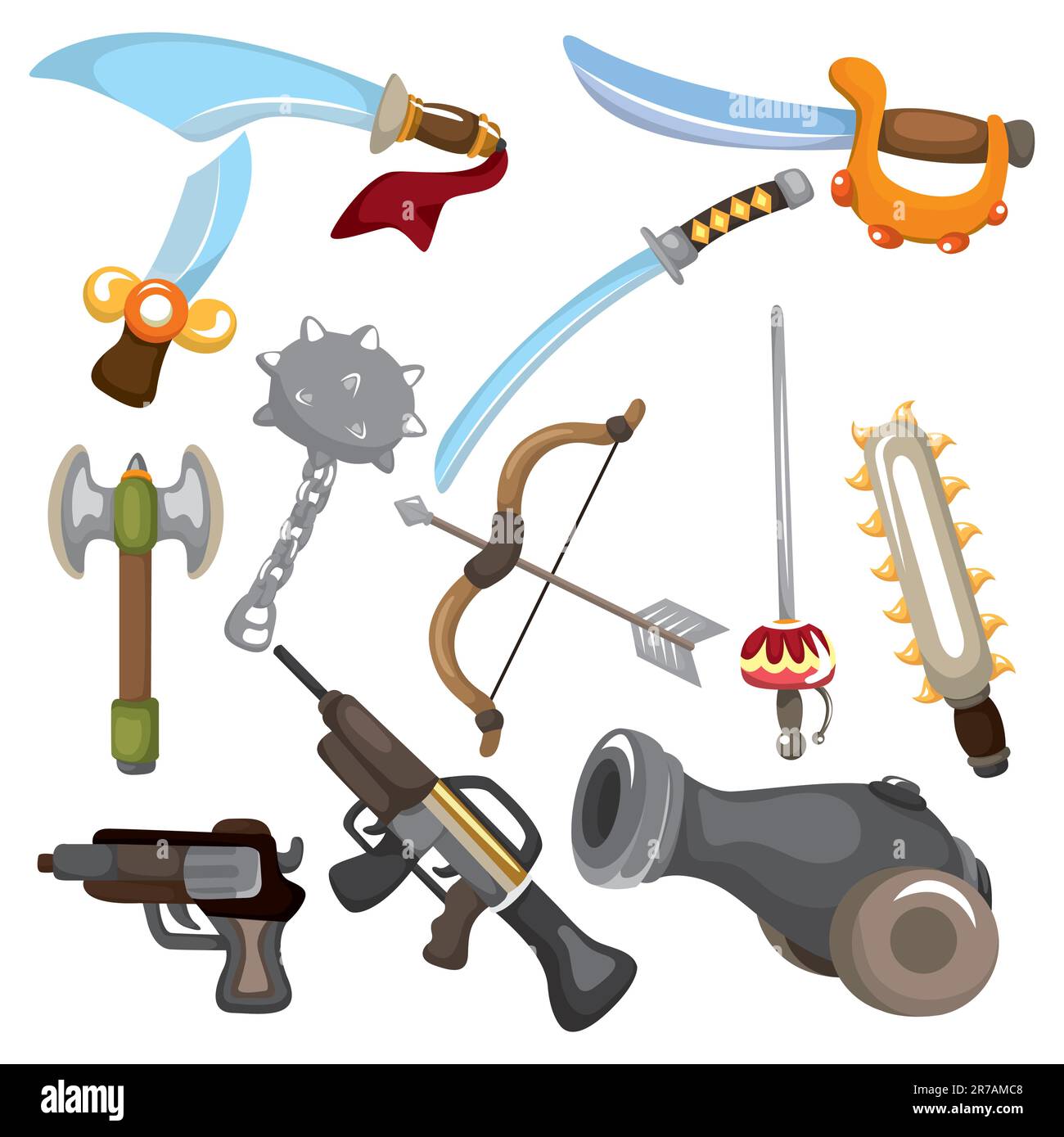 cartoon Weapon icon Stock Vector Image & Art Alamy