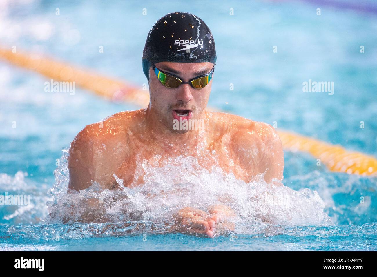 Rennes, France. 14th June, 2023. Melvin Maillot competes during the Swimming French National Championships 2023 in Rennes, France on June 14, 2023. Photo by Aurore Marechal/ABACAPRESS.COM Credit: Abaca Press/Alamy Live News Stock Photo