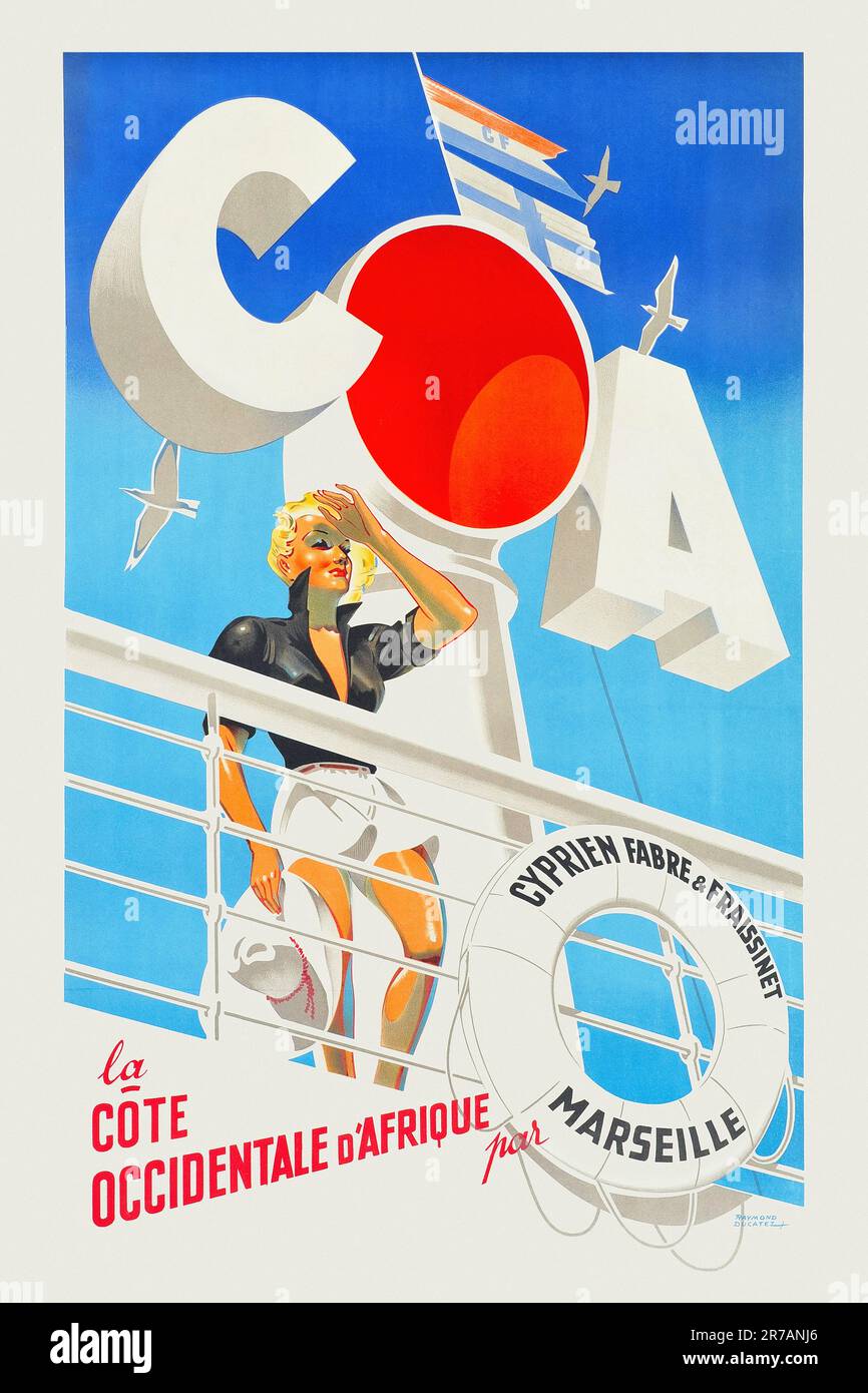 Tourist poster africa hi-res stock photography and images - Alamy