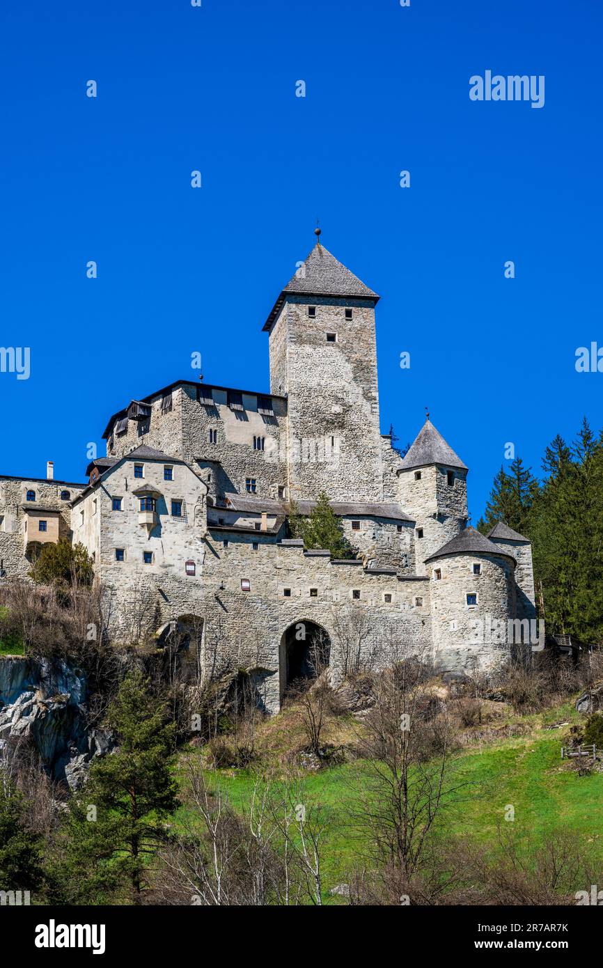 Taufers medieval castle, Sand in Taufers-Campo Tures, Trentino-Alto Adige/Sudtirol, Italy Stock Photo