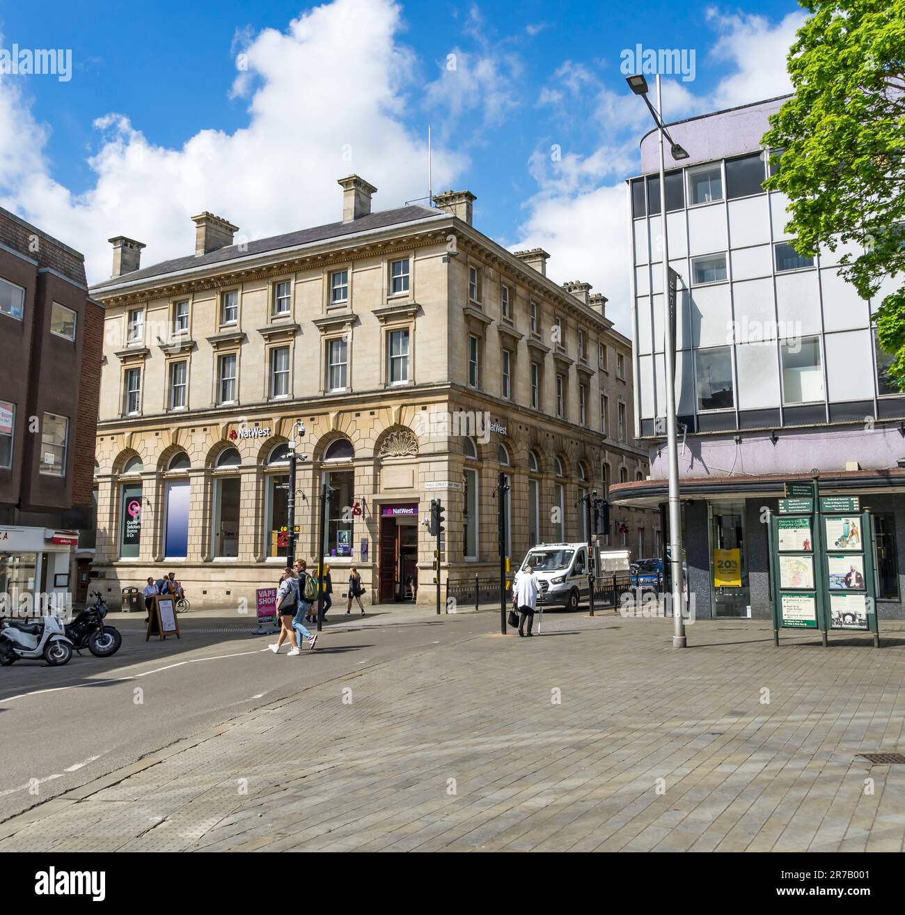 Natwest bank corner of mint street and high street hi-res stock ...