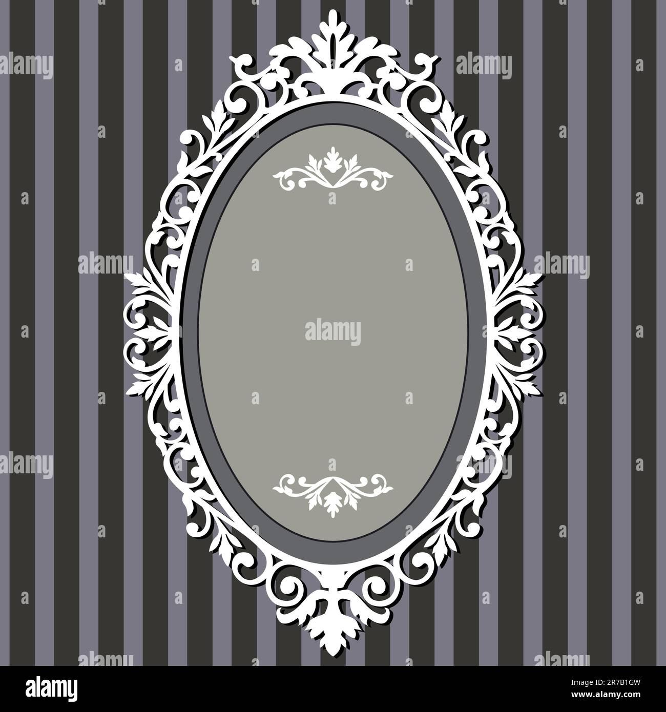 Decorative Oval Frame Vector