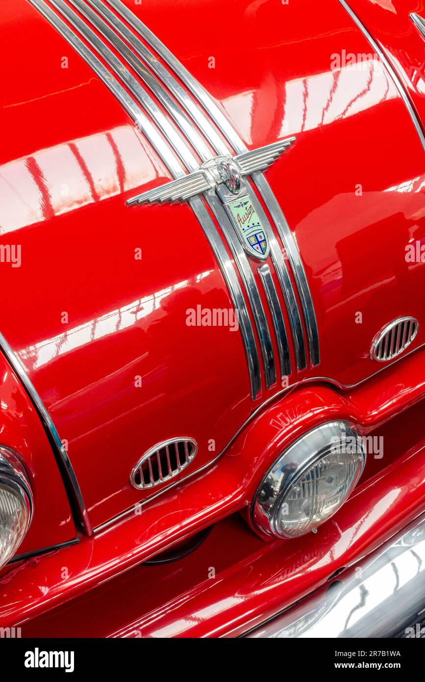 Detail of the of an Austin A90 Atlantic convertible a British