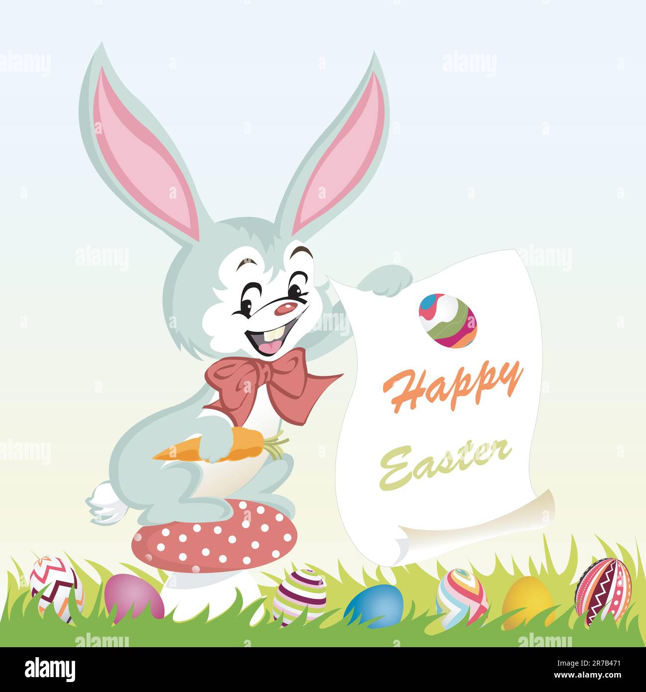 happy easter background, eggs Stock Vector