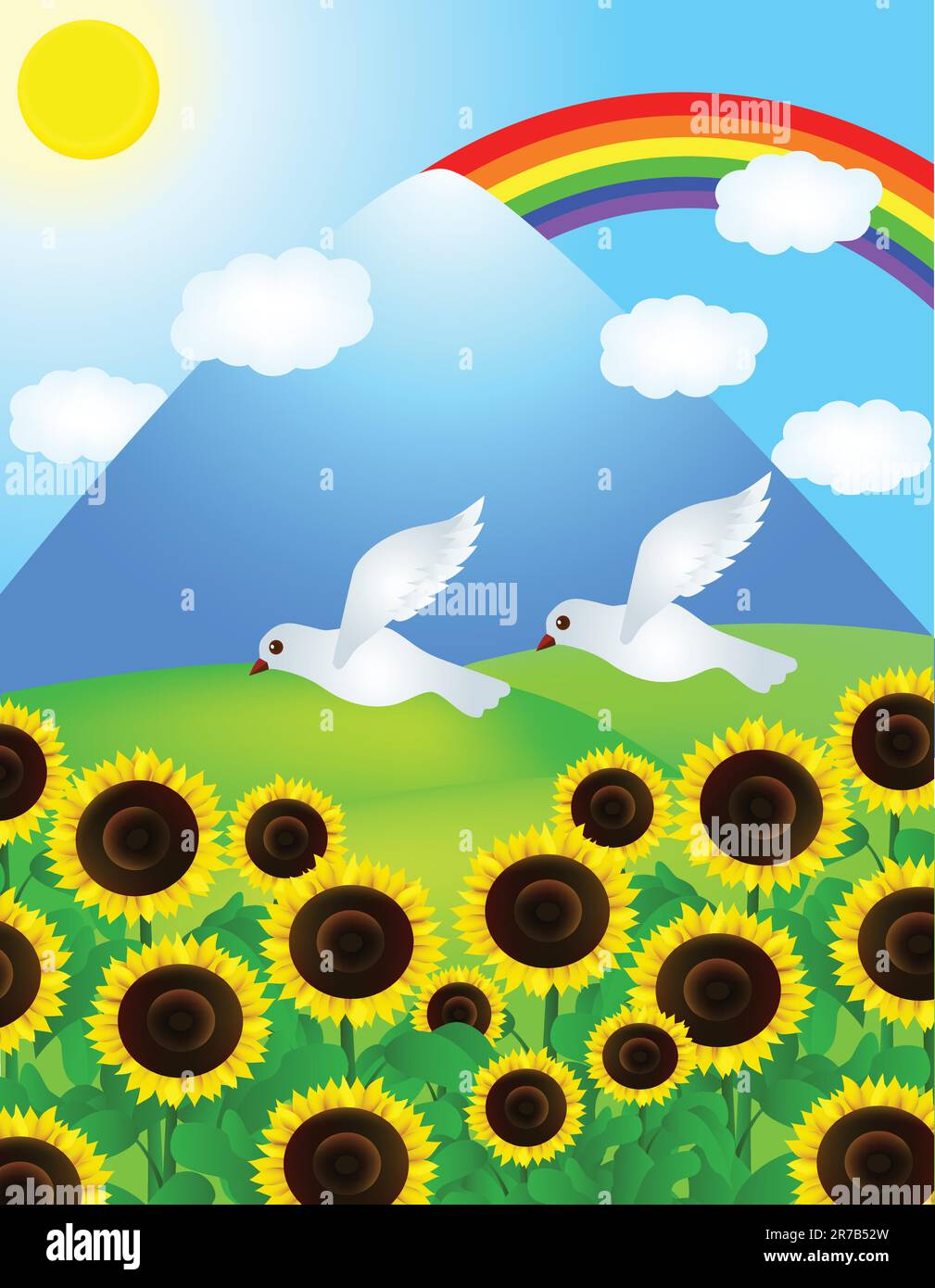 nature background vector Stock Vector Image & Art - Alamy